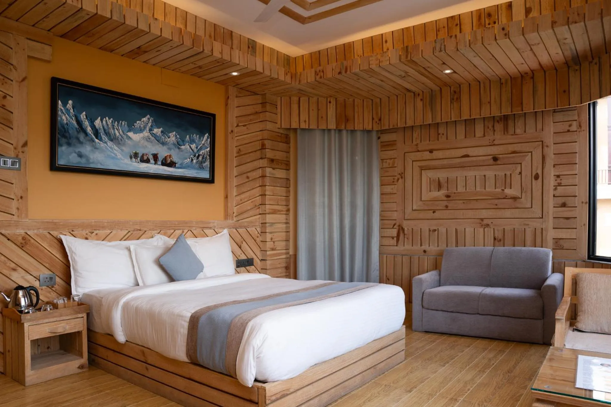 Bed in Trekkers Inn Boutique Hotel Pokhara