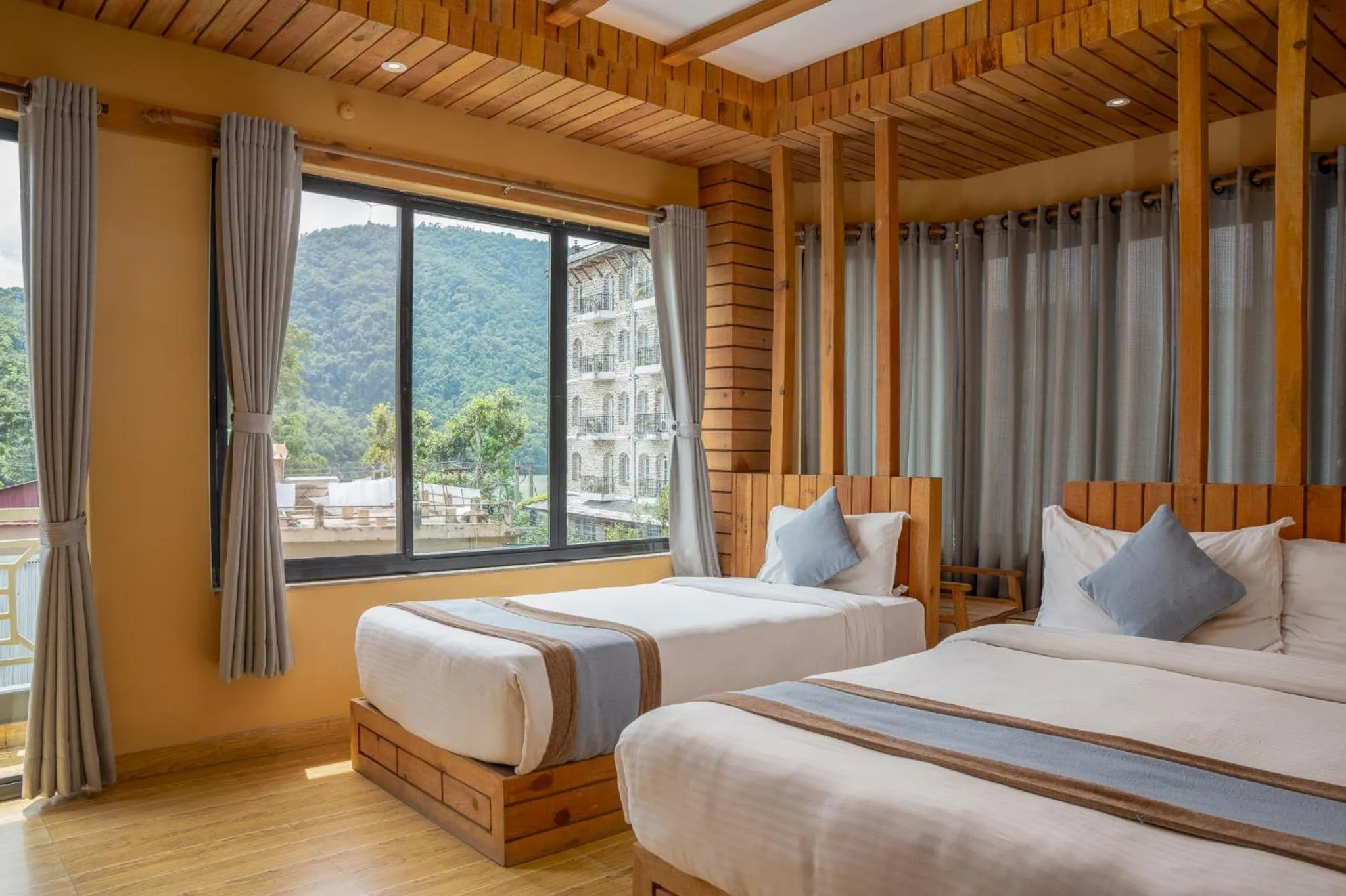 Bedroom, Bed in Trekkers Inn Boutique Hotel Pokhara