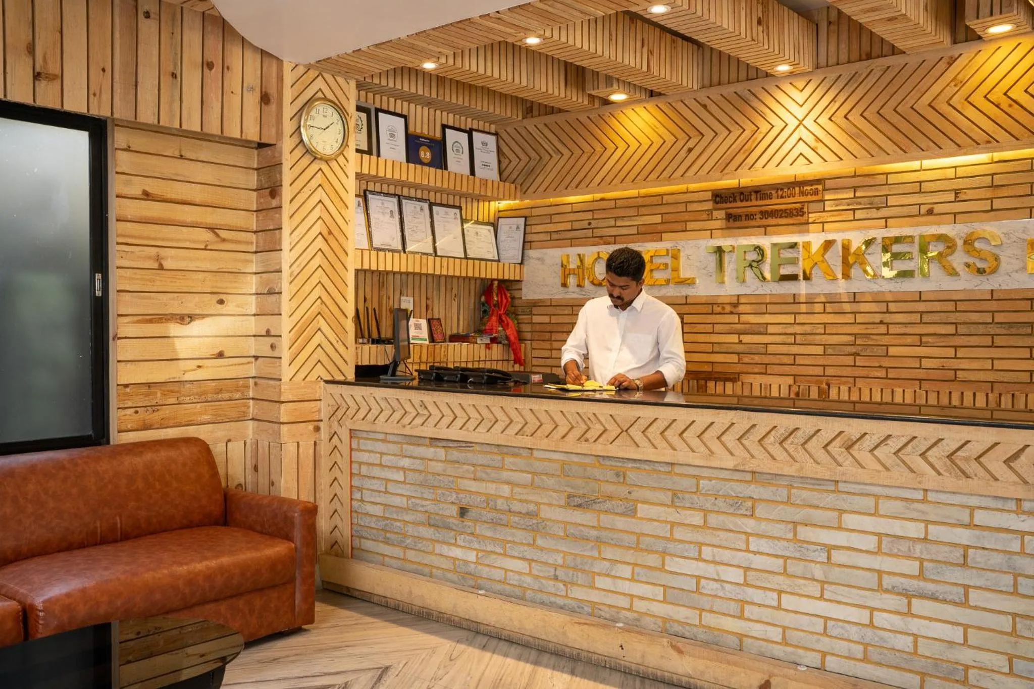 Lobby or reception in Trekkers Inn Boutique Hotel Pokhara