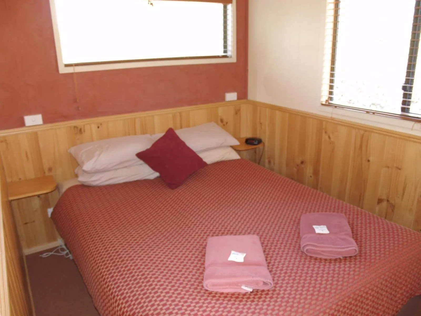 Bed in Launceston Holiday Park Legana