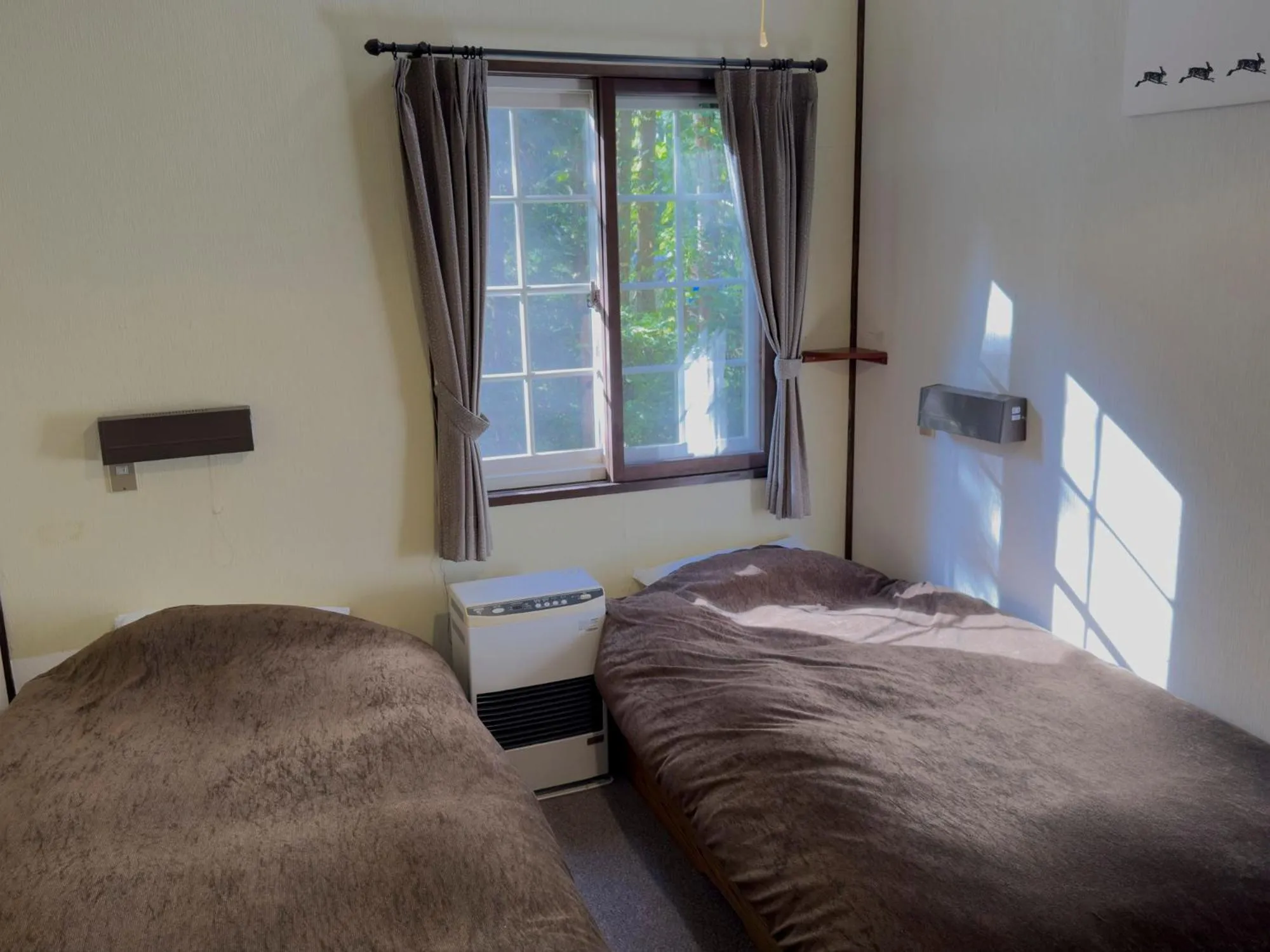 Bed in Santana Lodge Hakuba