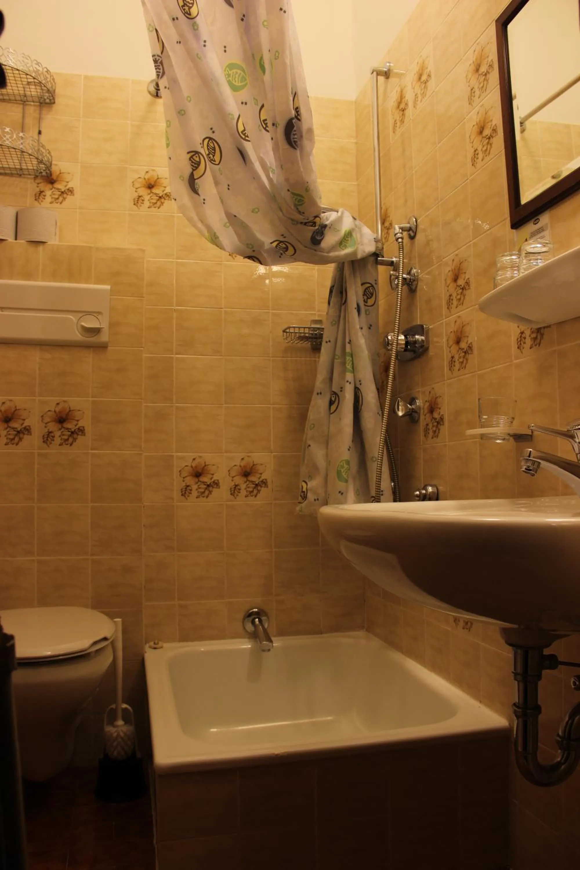 Shower in Hotel Villa Emilia