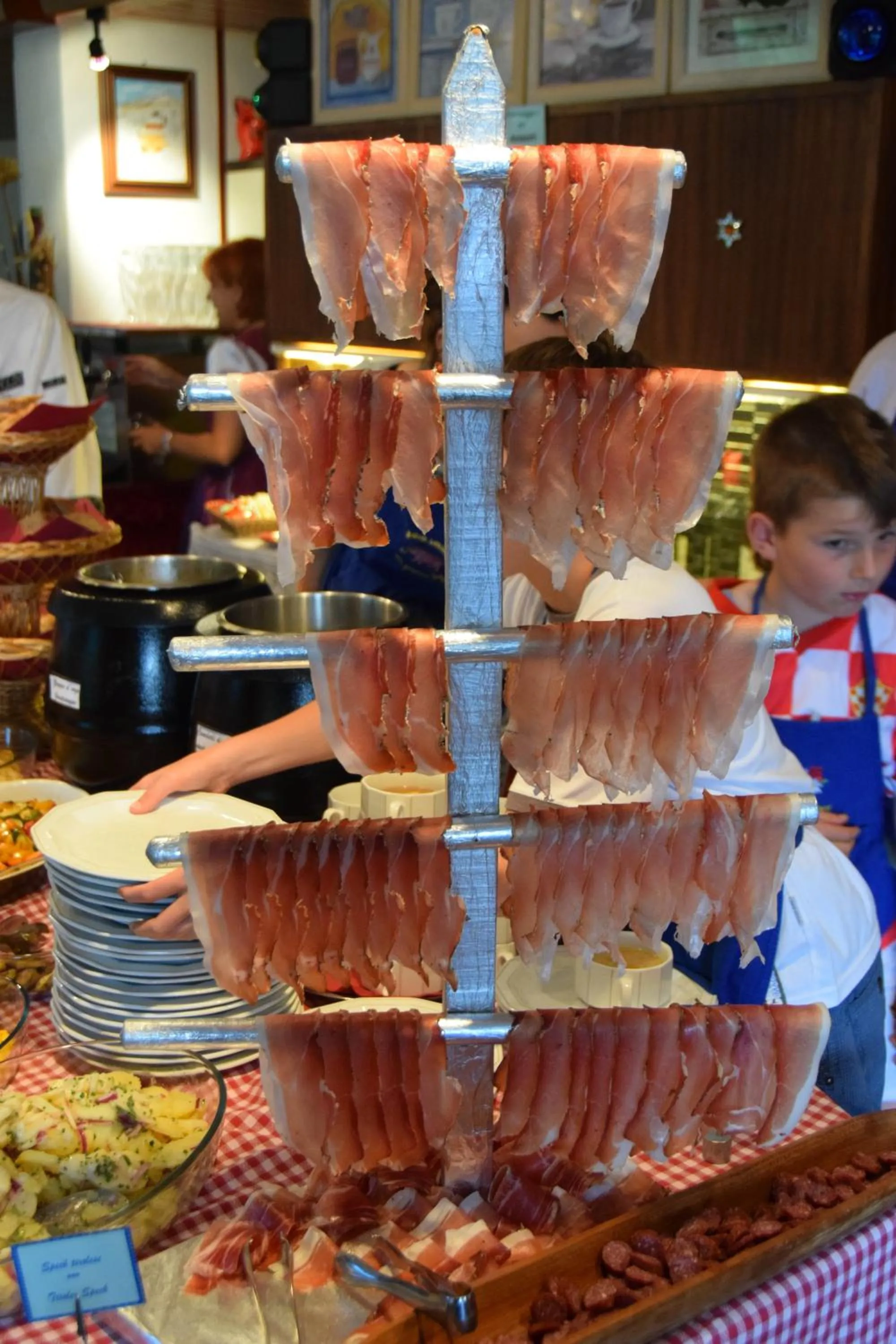 Dining area in Hotel Villa Emilia