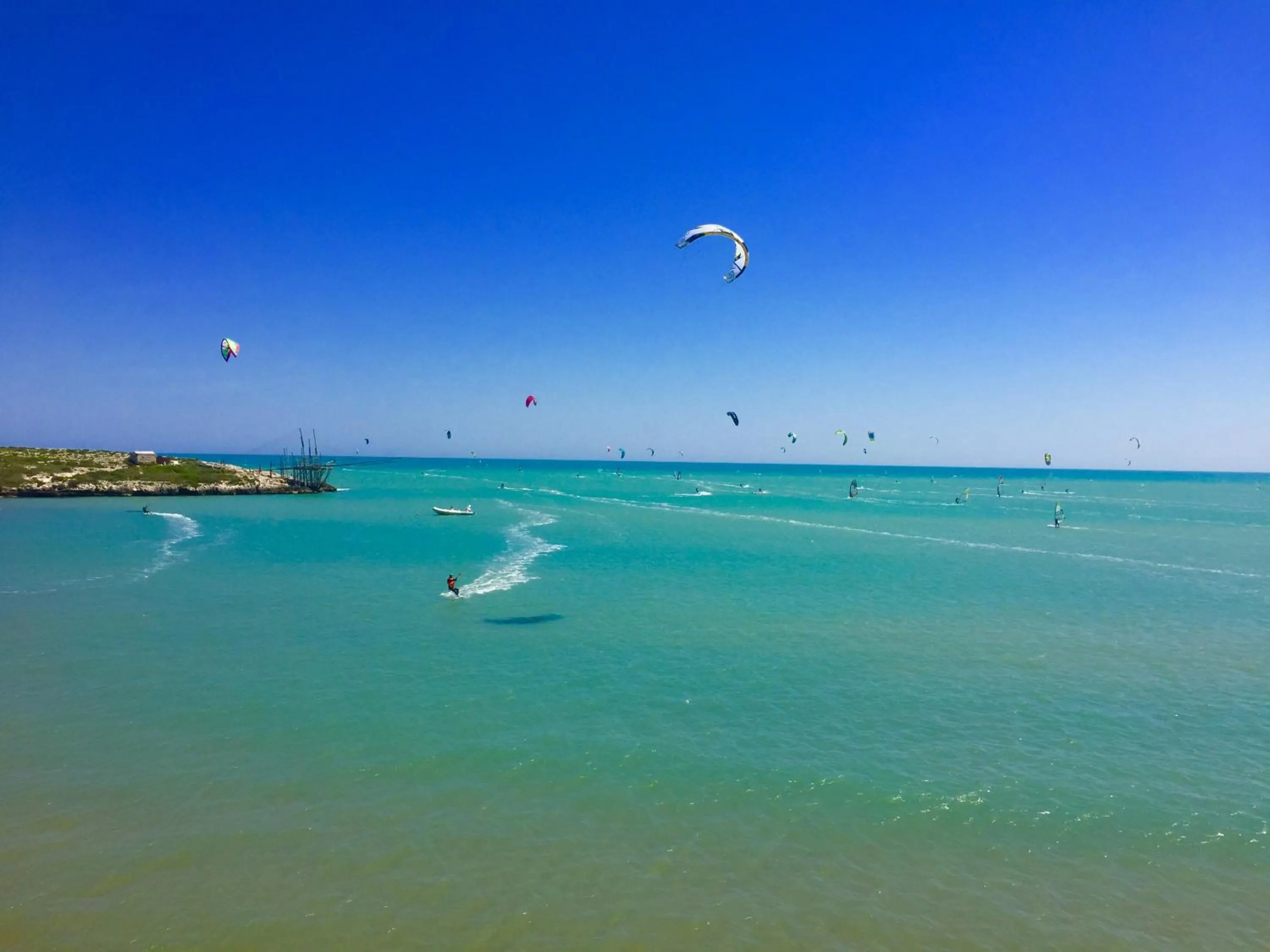 Windsurfing in Petra Maris B&B