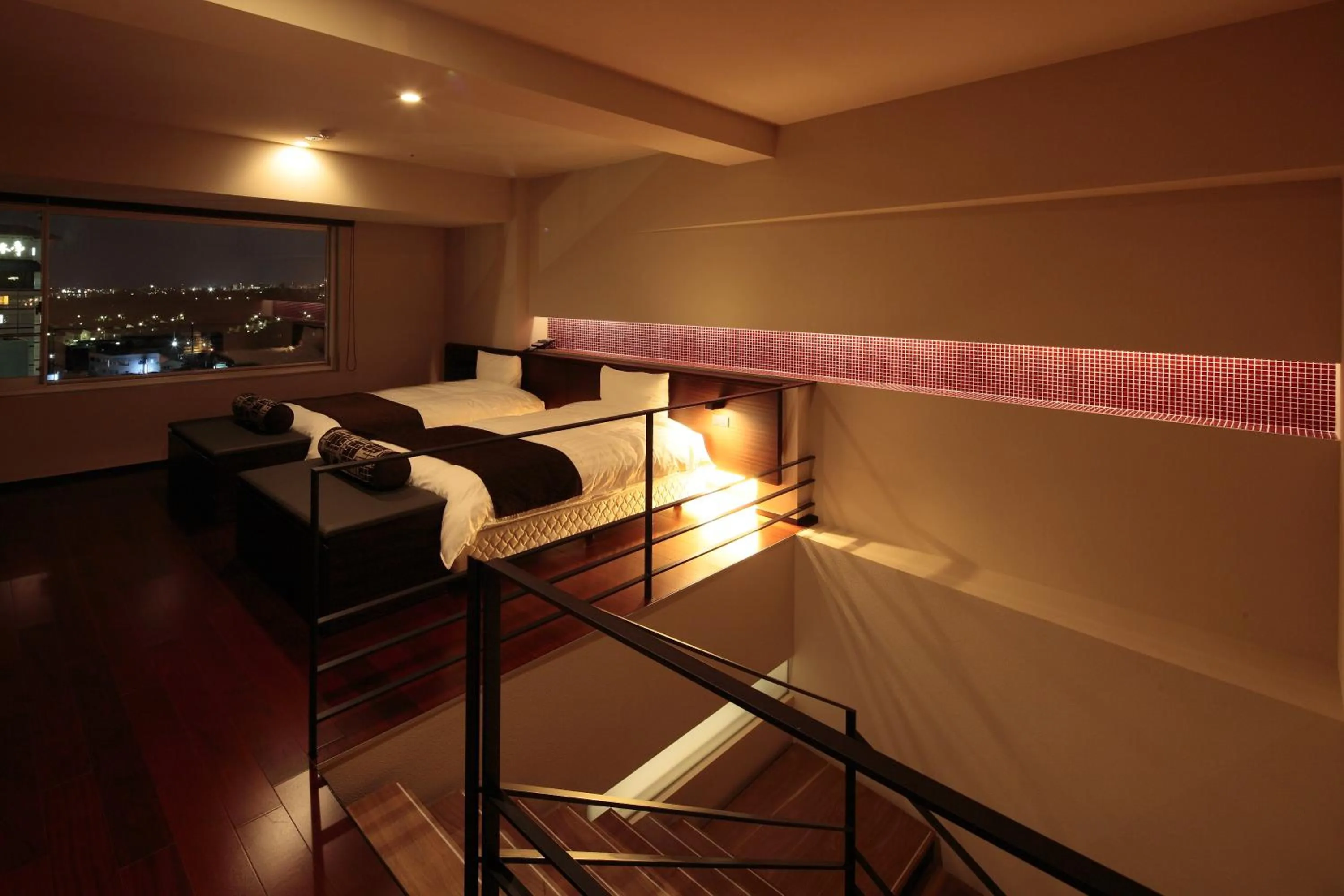 Bed in Bourou Noguchi Hakodate