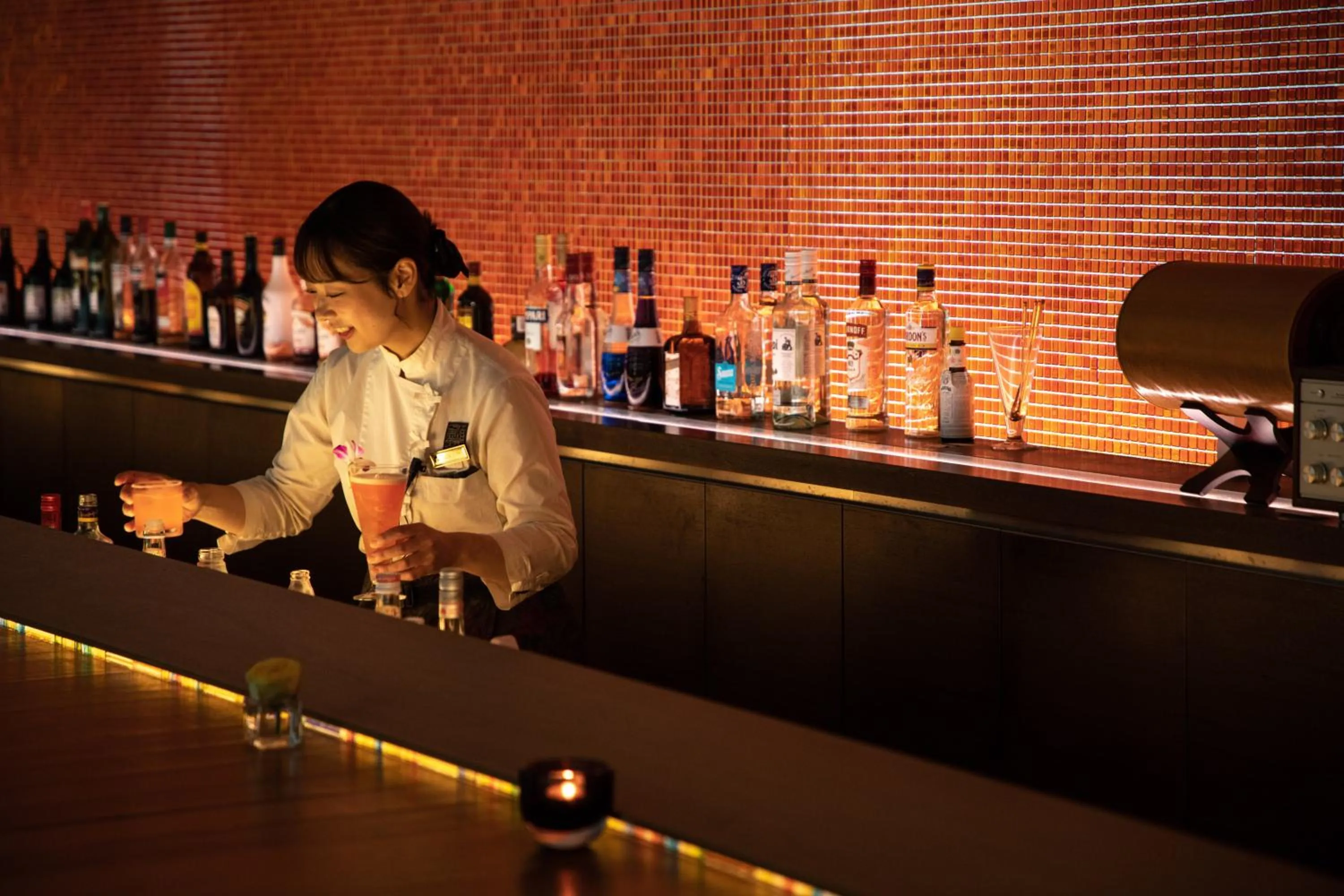 Lounge or bar in Bourou Noguchi Hakodate