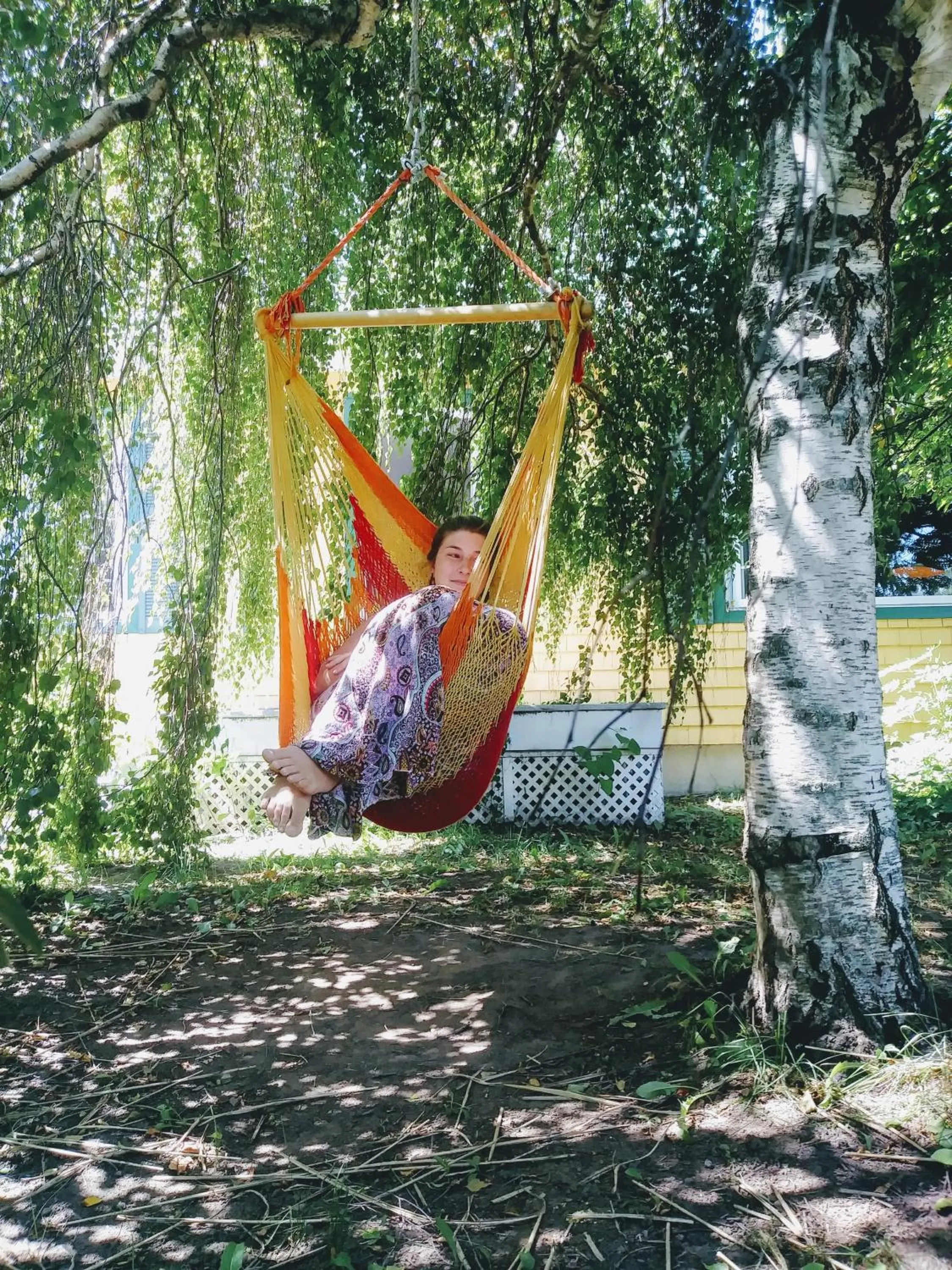Garden in Gîte B&B - Aubergélit inc