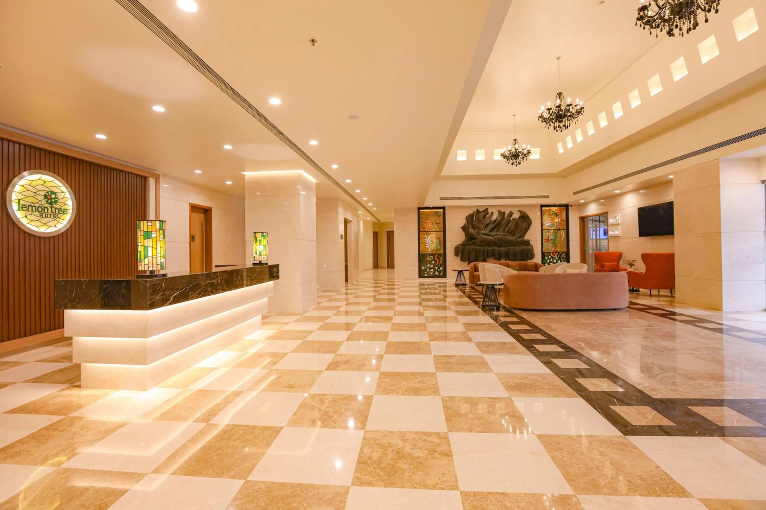 Lobby or reception in Lemon Tree Hotel, Chinchwad, Pune