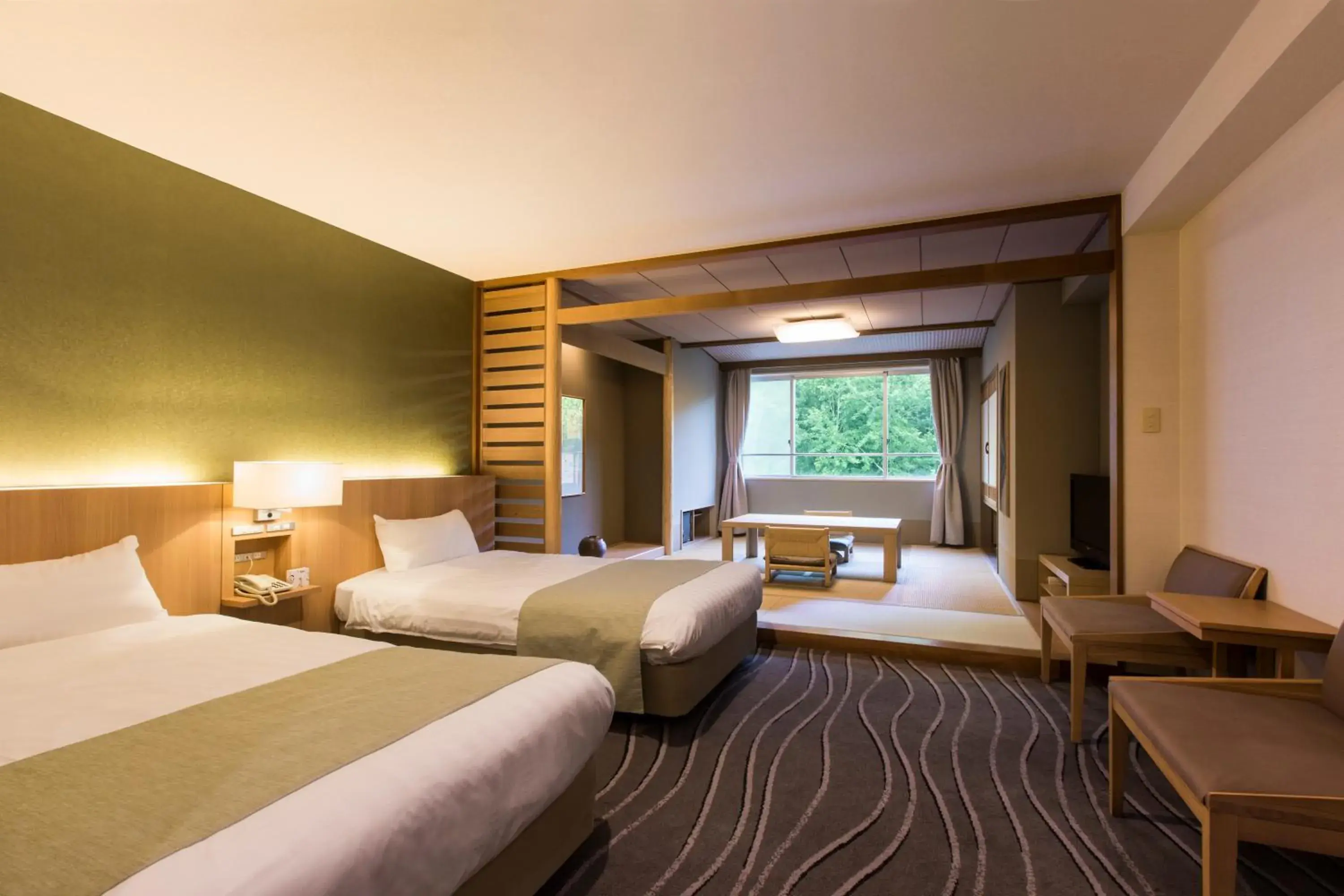 Photo of the whole room, Bed in Midorinokaze Resort Kitayuzawa Photo of the whole room, Bed in Midorinokaze Resort Kitayuzawa