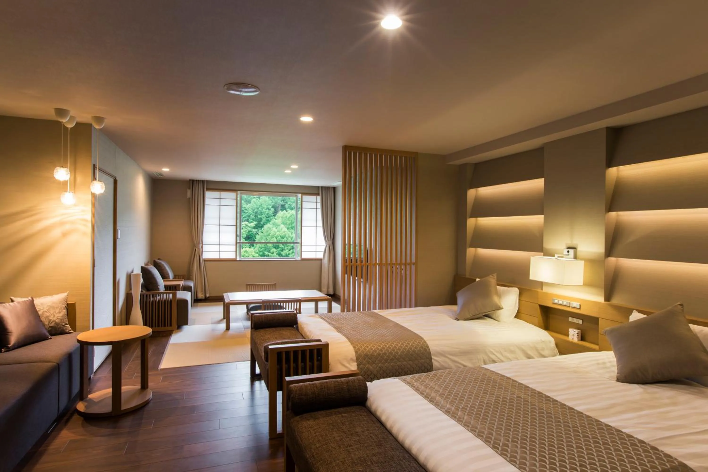 Bedroom, Bed in Midorinokaze Resort Kitayuzawa