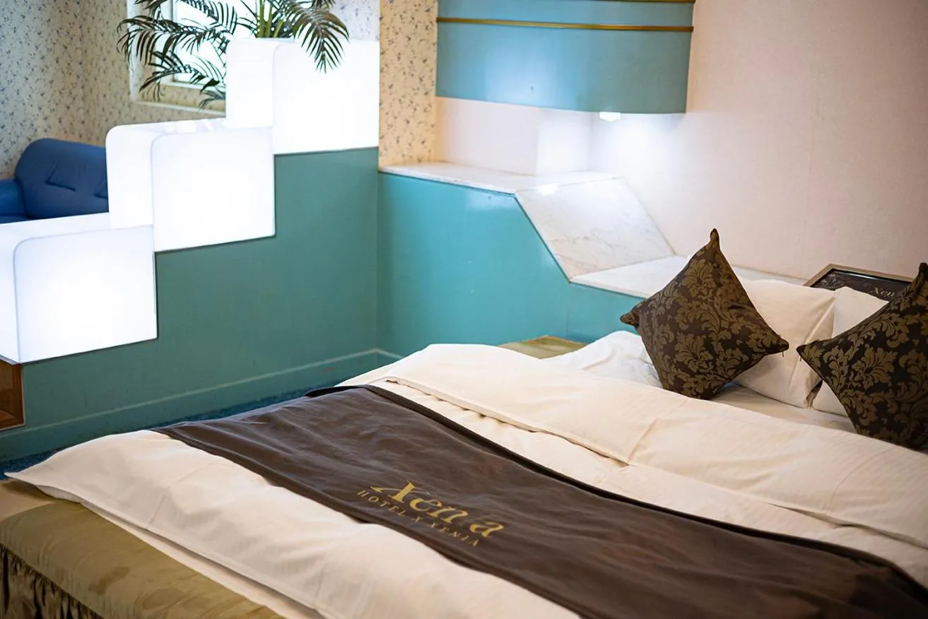 Bed in Hotel Xenia Takinoyashiro