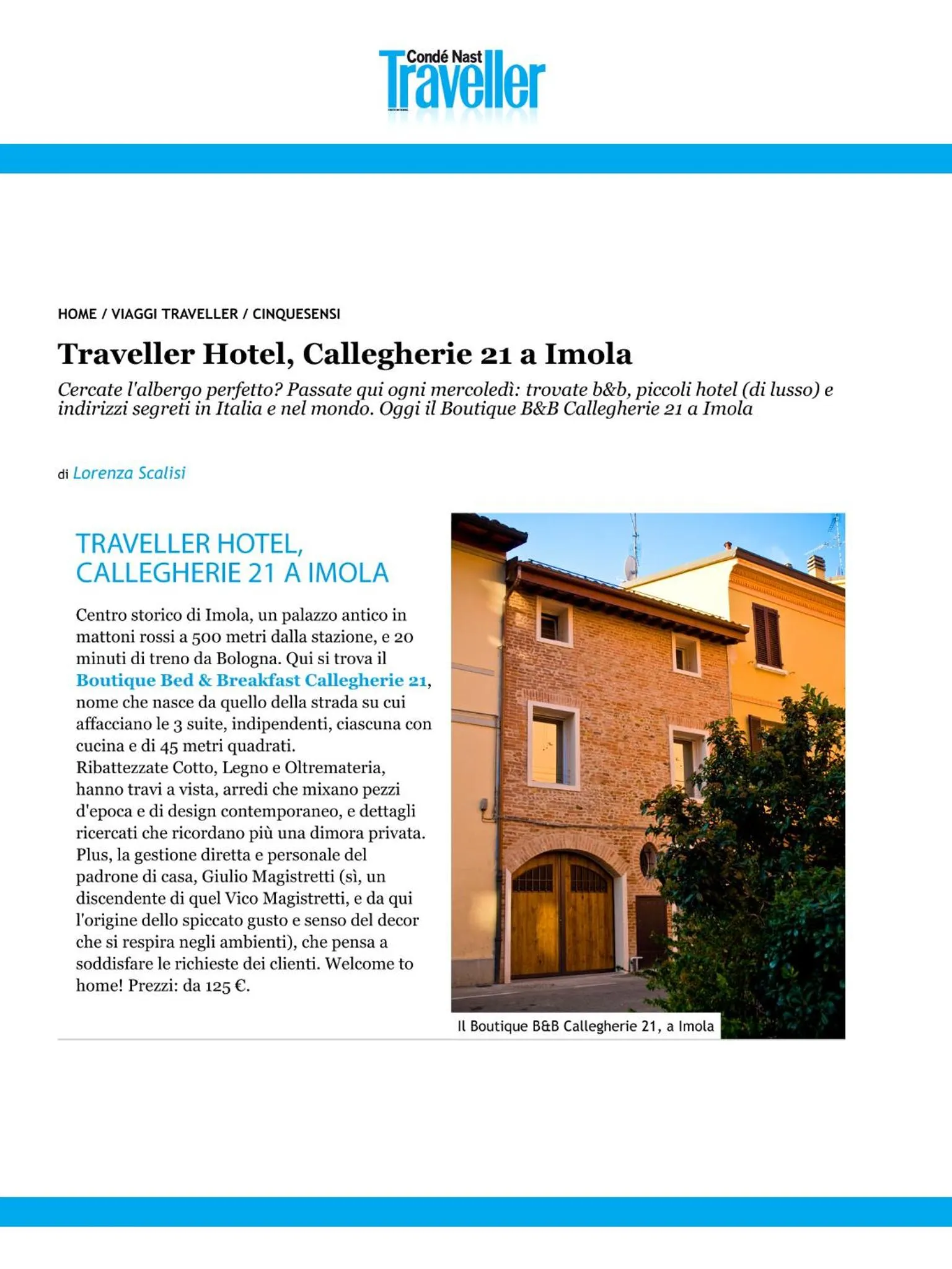 Callegherie 21 Boutique B&B