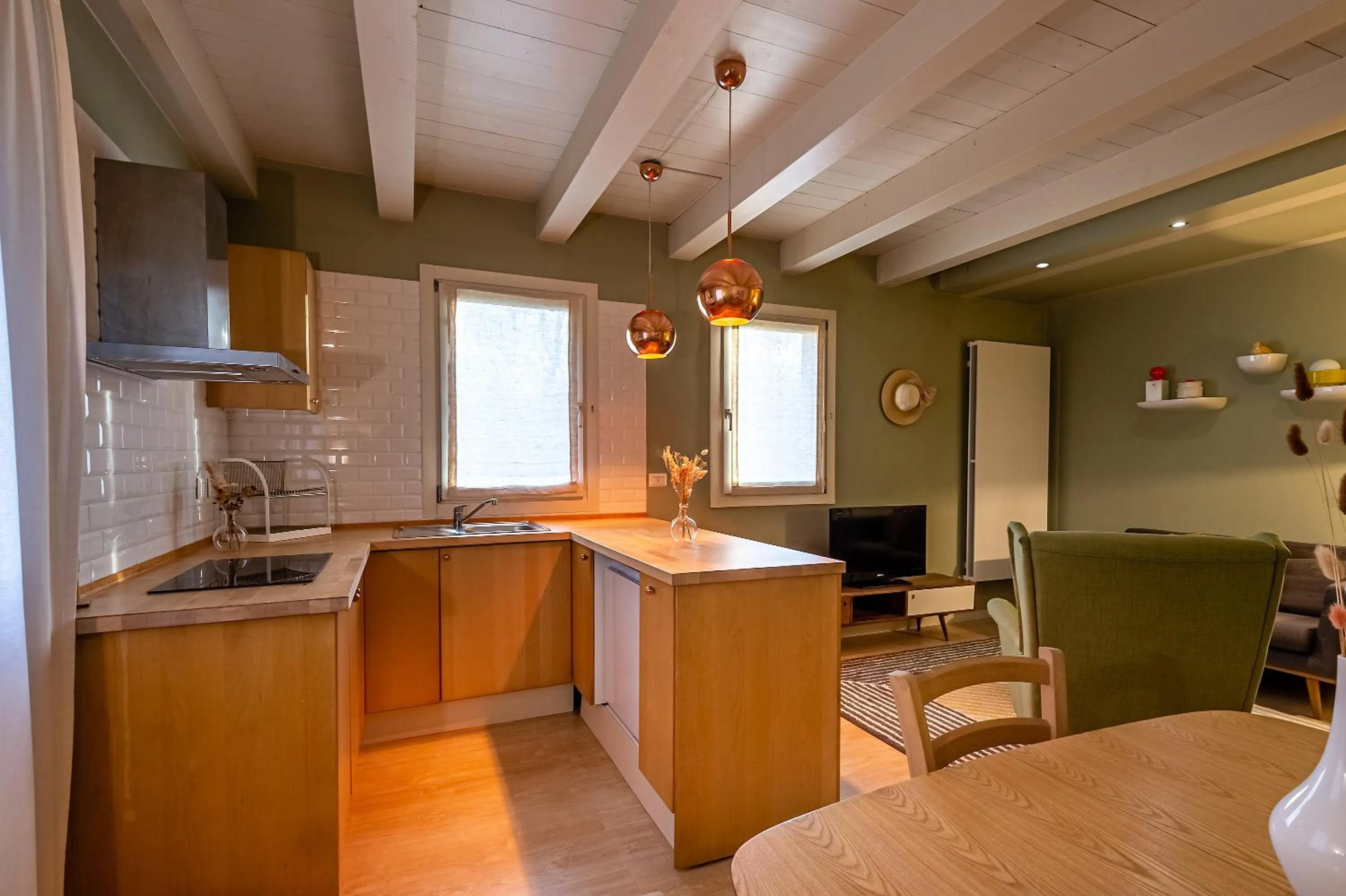 Kitchen or kitchenette in Fiori e Frutti Agriresort