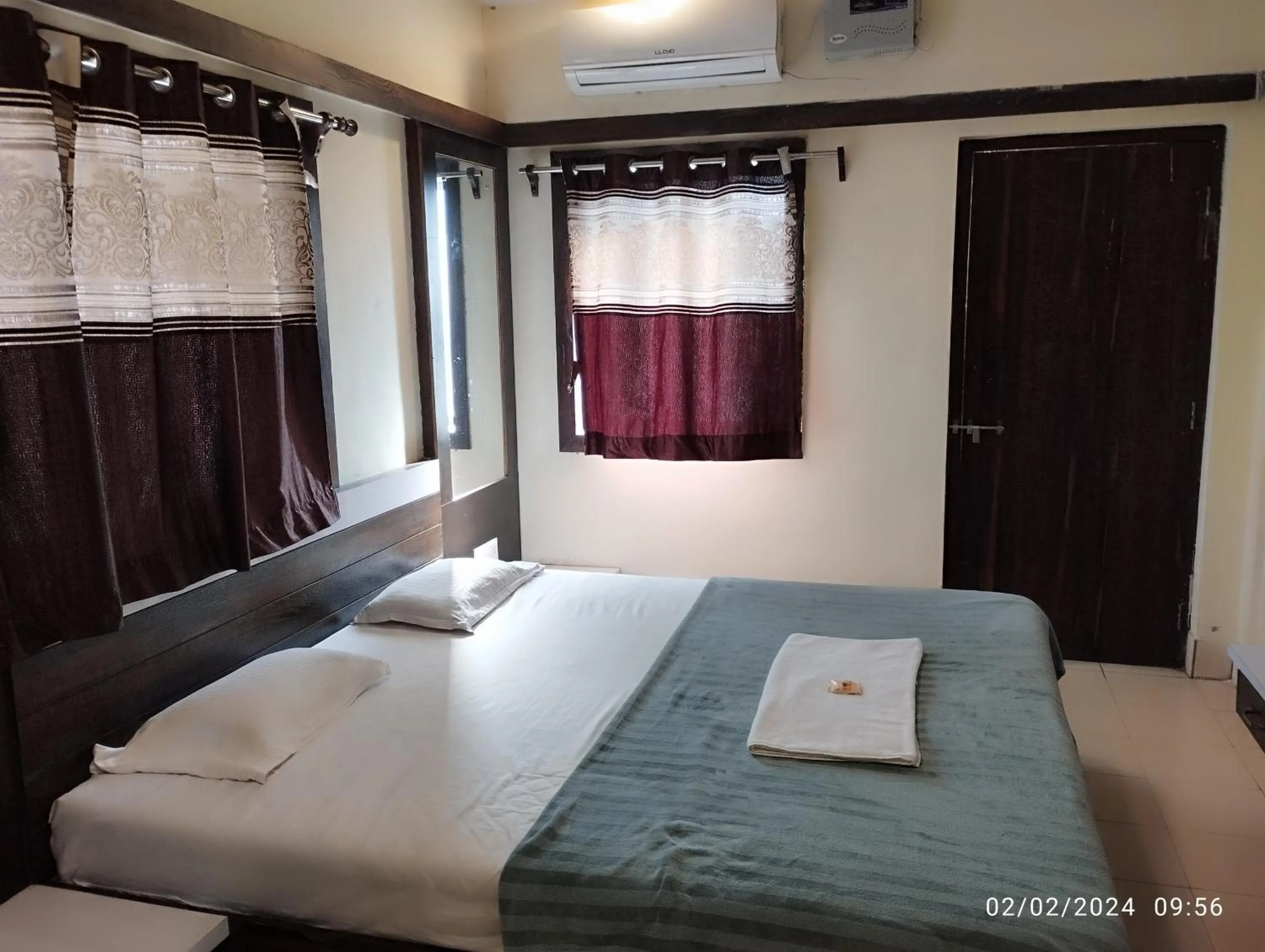 Bed in Hotel Grand Murud janjira