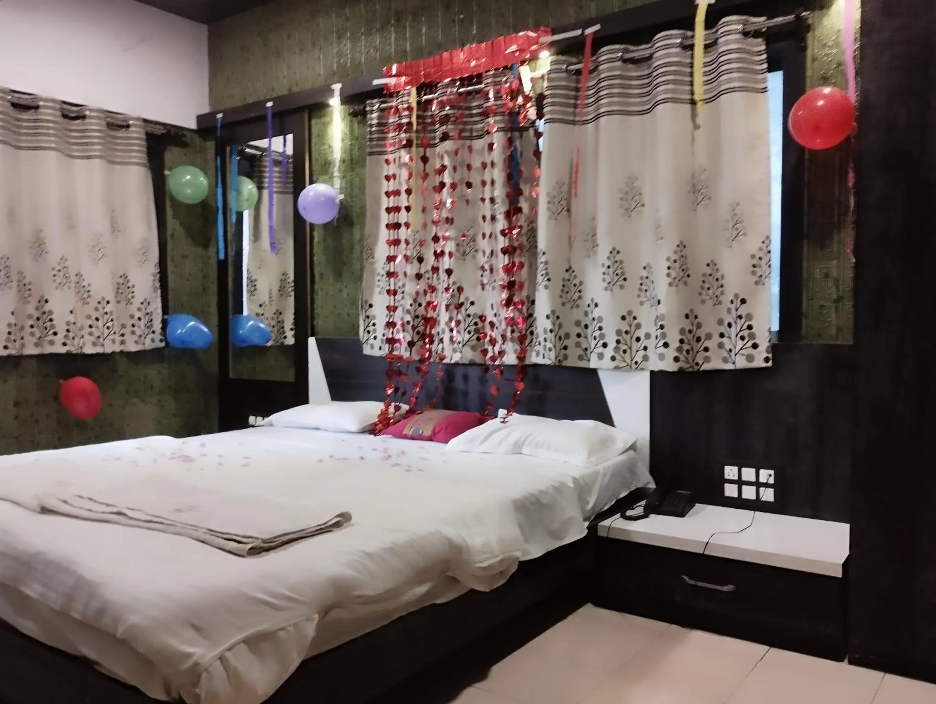 Bed in Hotel Grand Murud janjira