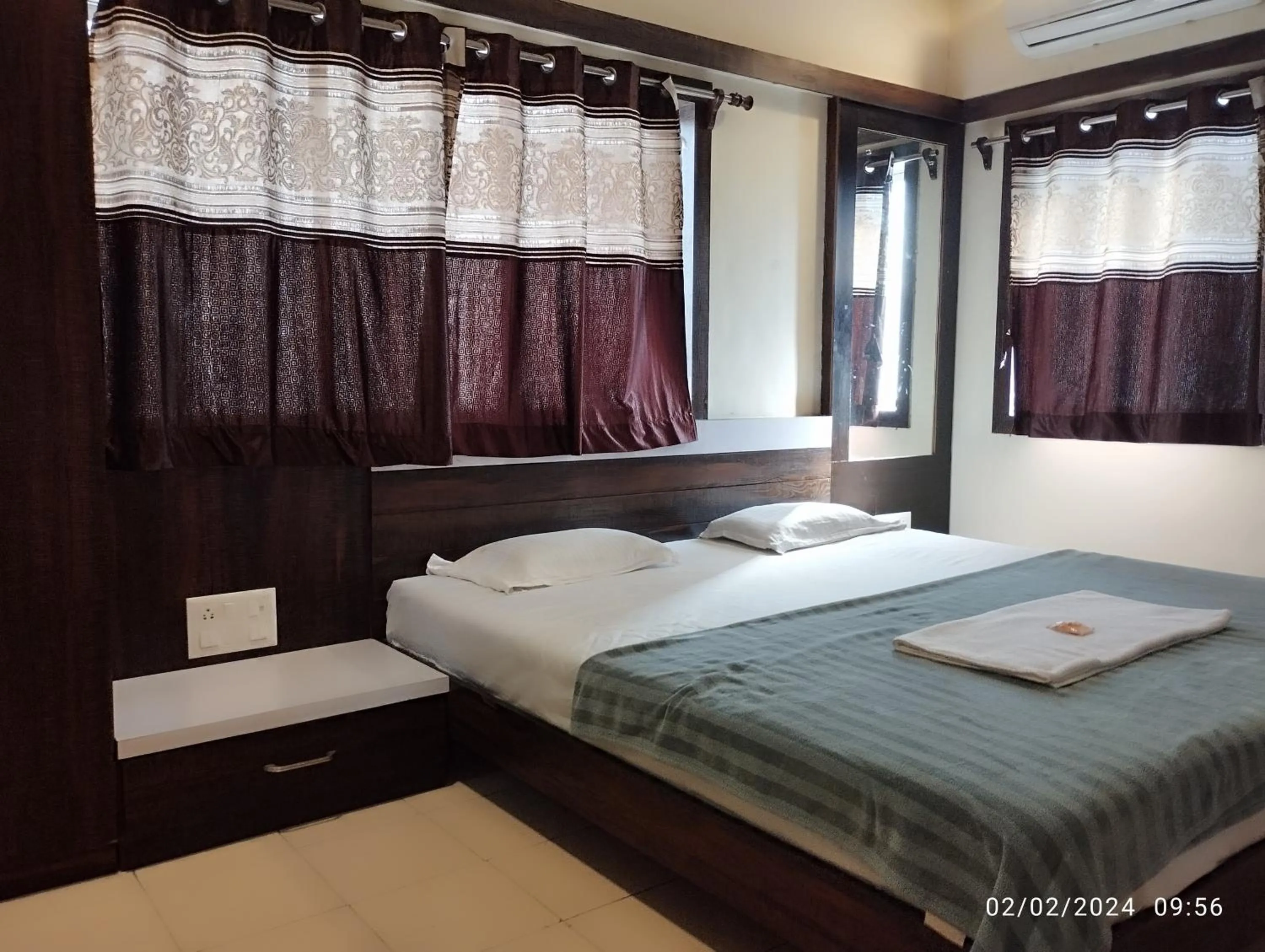 Bed in Hotel Grand Murud janjira