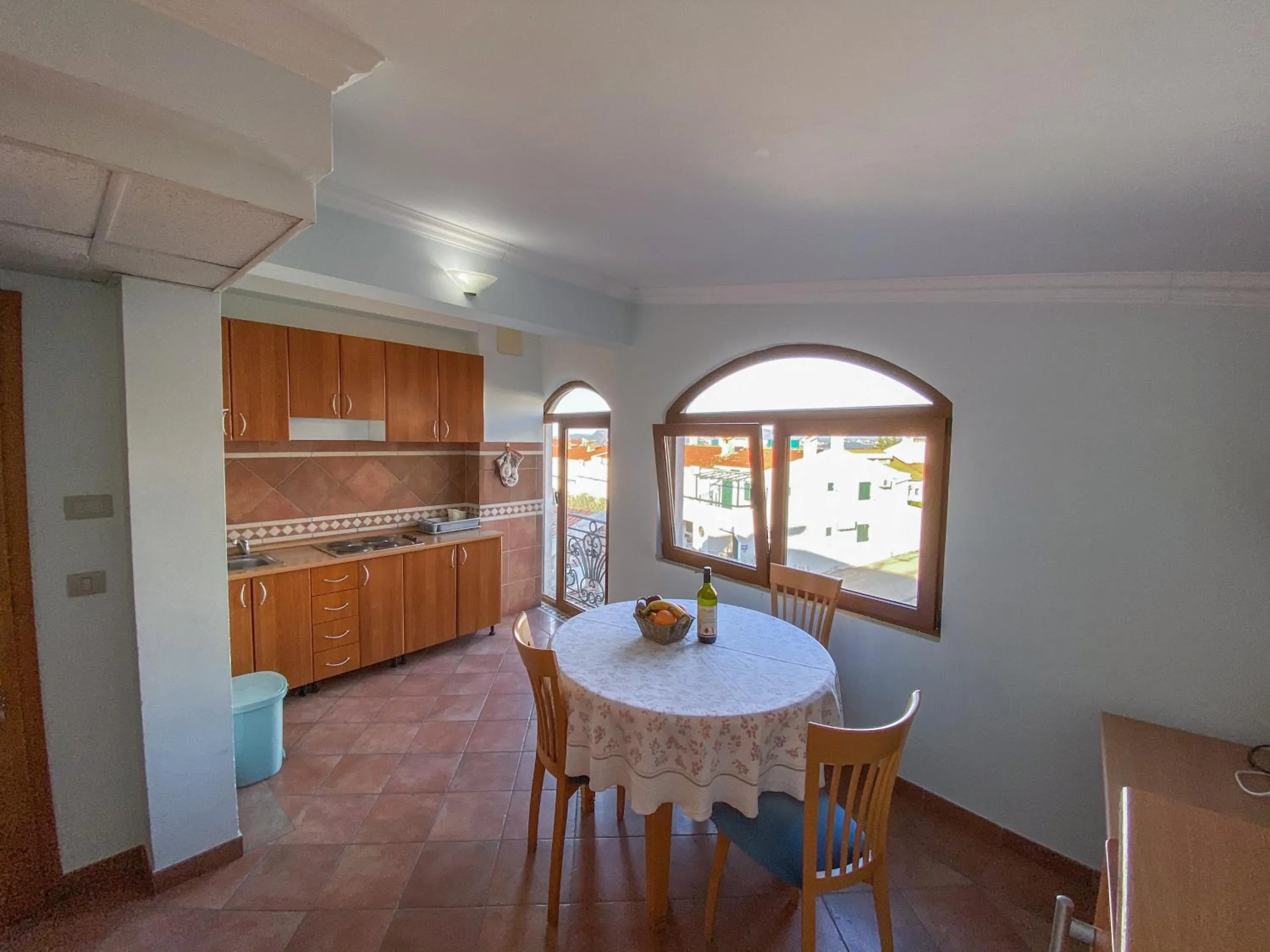 Kitchen or kitchenette in Apartments and Rooms Levantin Inn