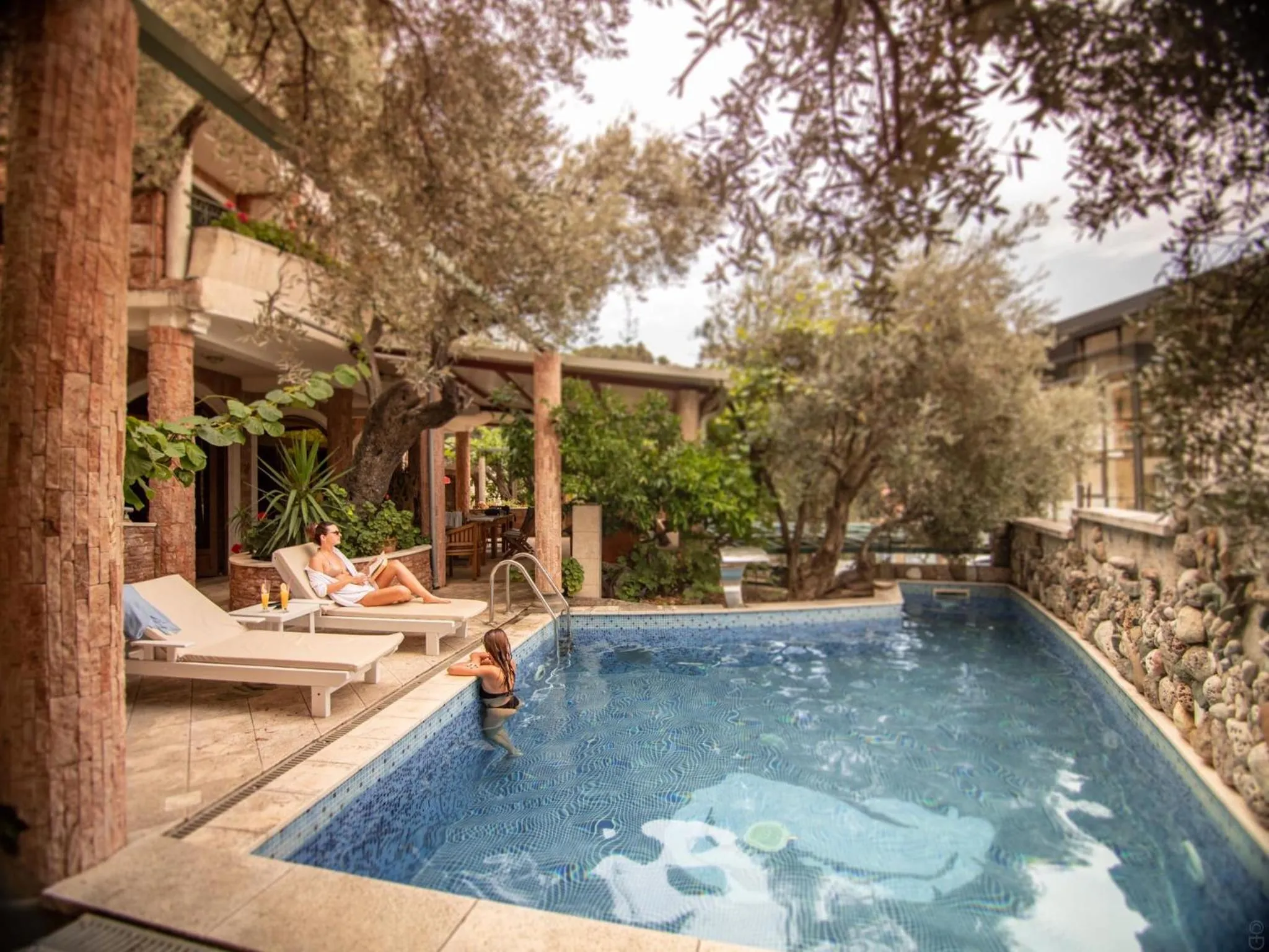 Swimming pool in Apartments and Rooms Levantin Inn