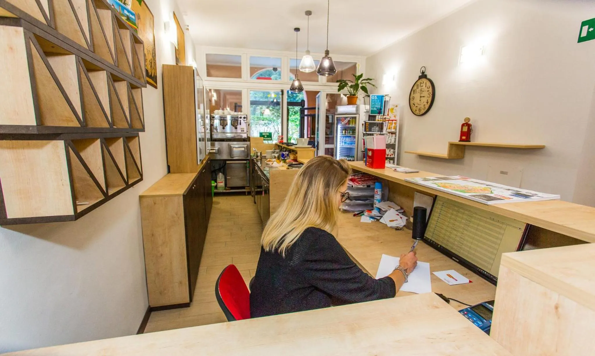 Lobby or reception in Student's Hostel Estense