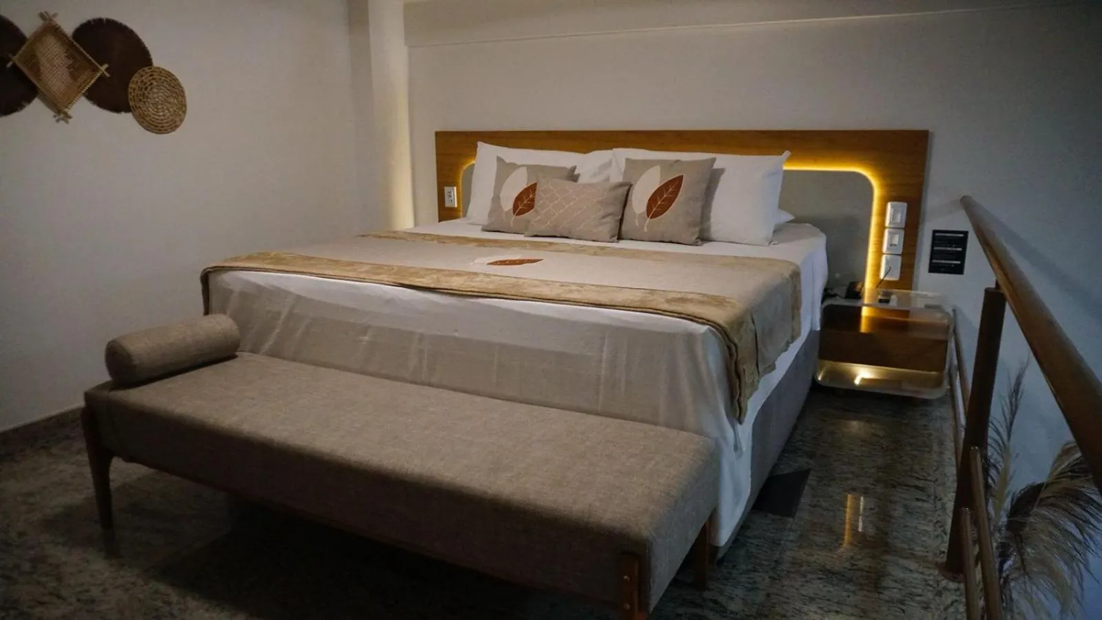 Bed in Hotel Riviera D Amazonia Belem Ananindeua