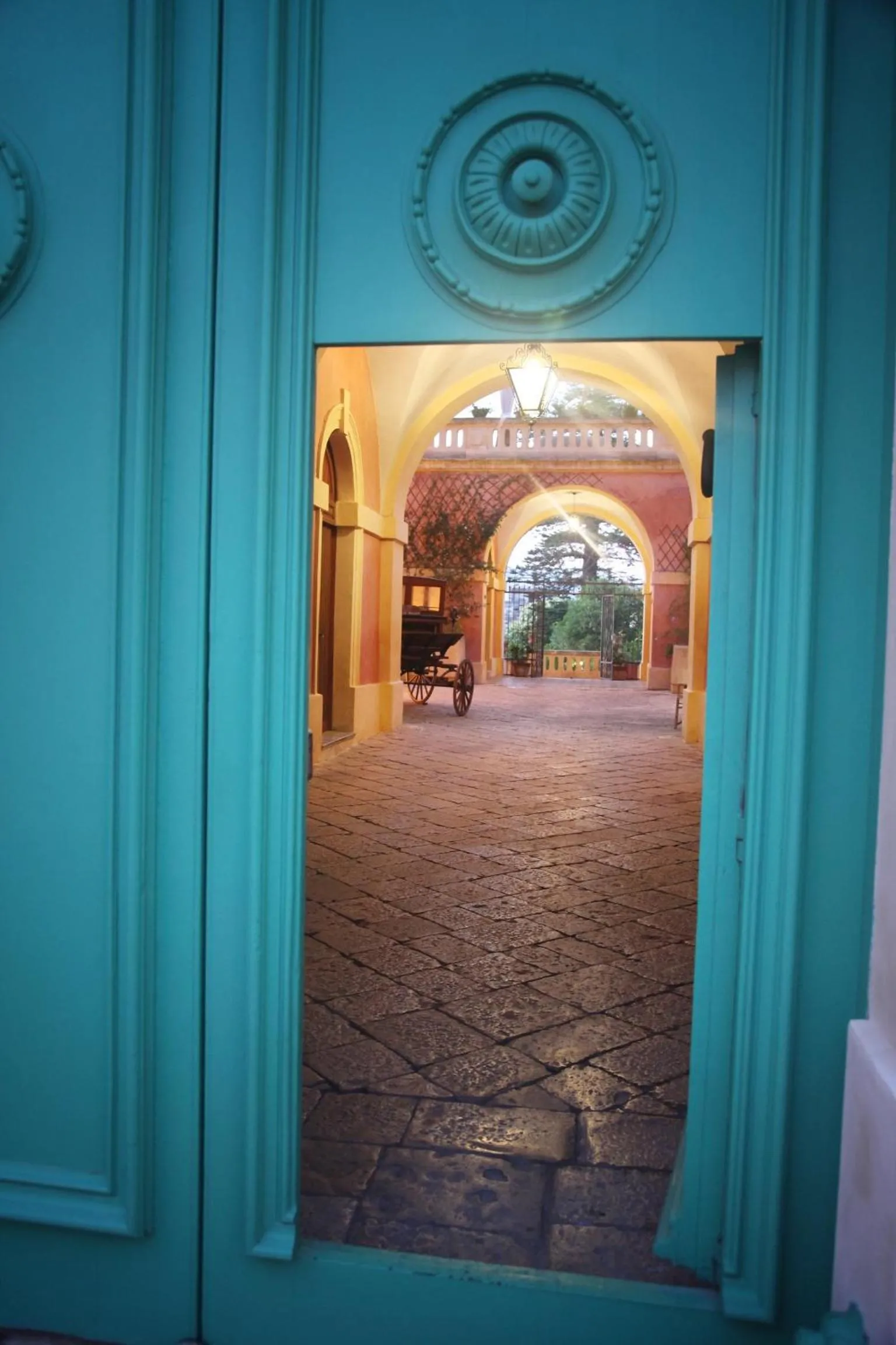 Facade/entrance in Palazzo Laura
