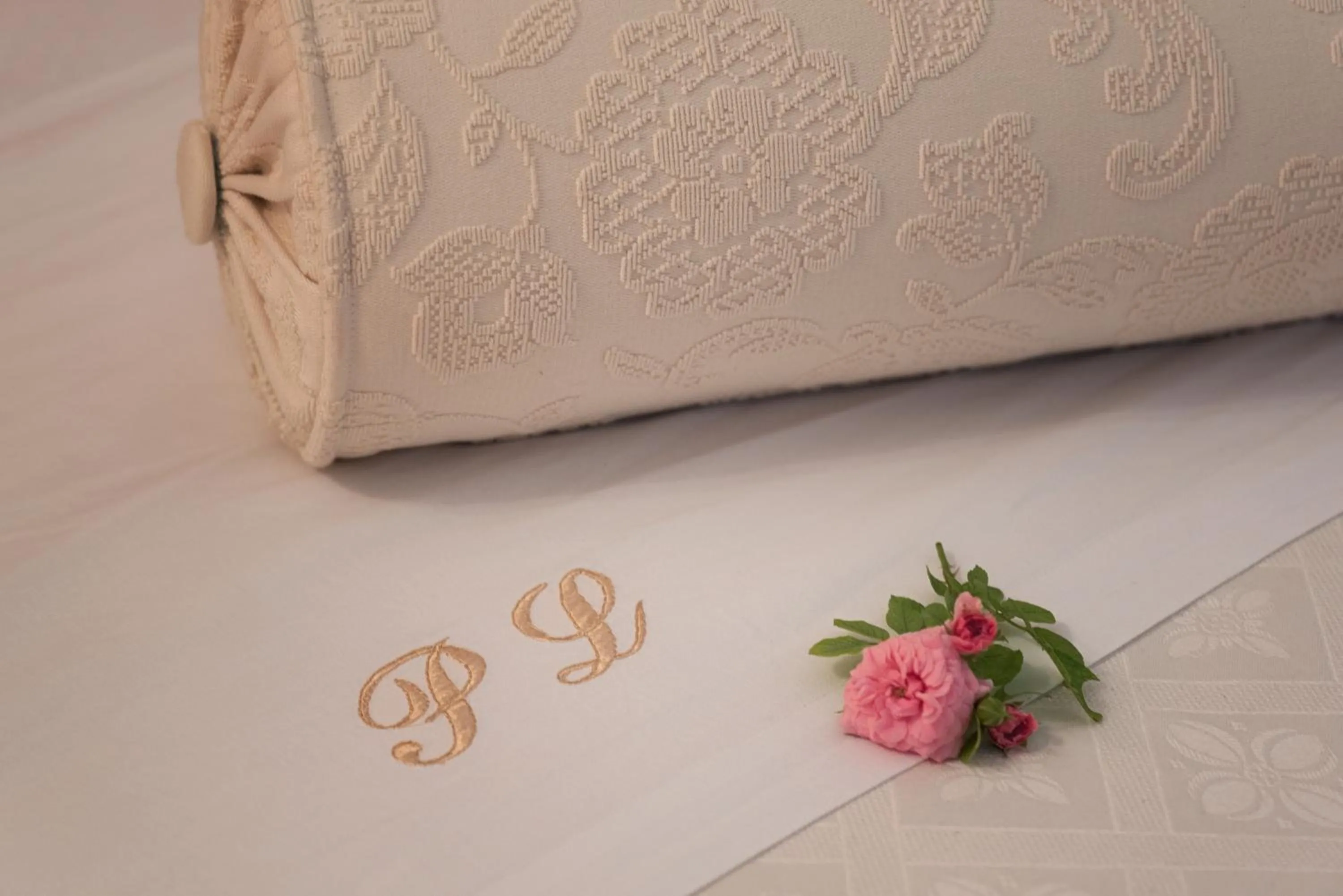Decorative detail, Bed in Palazzo Laura