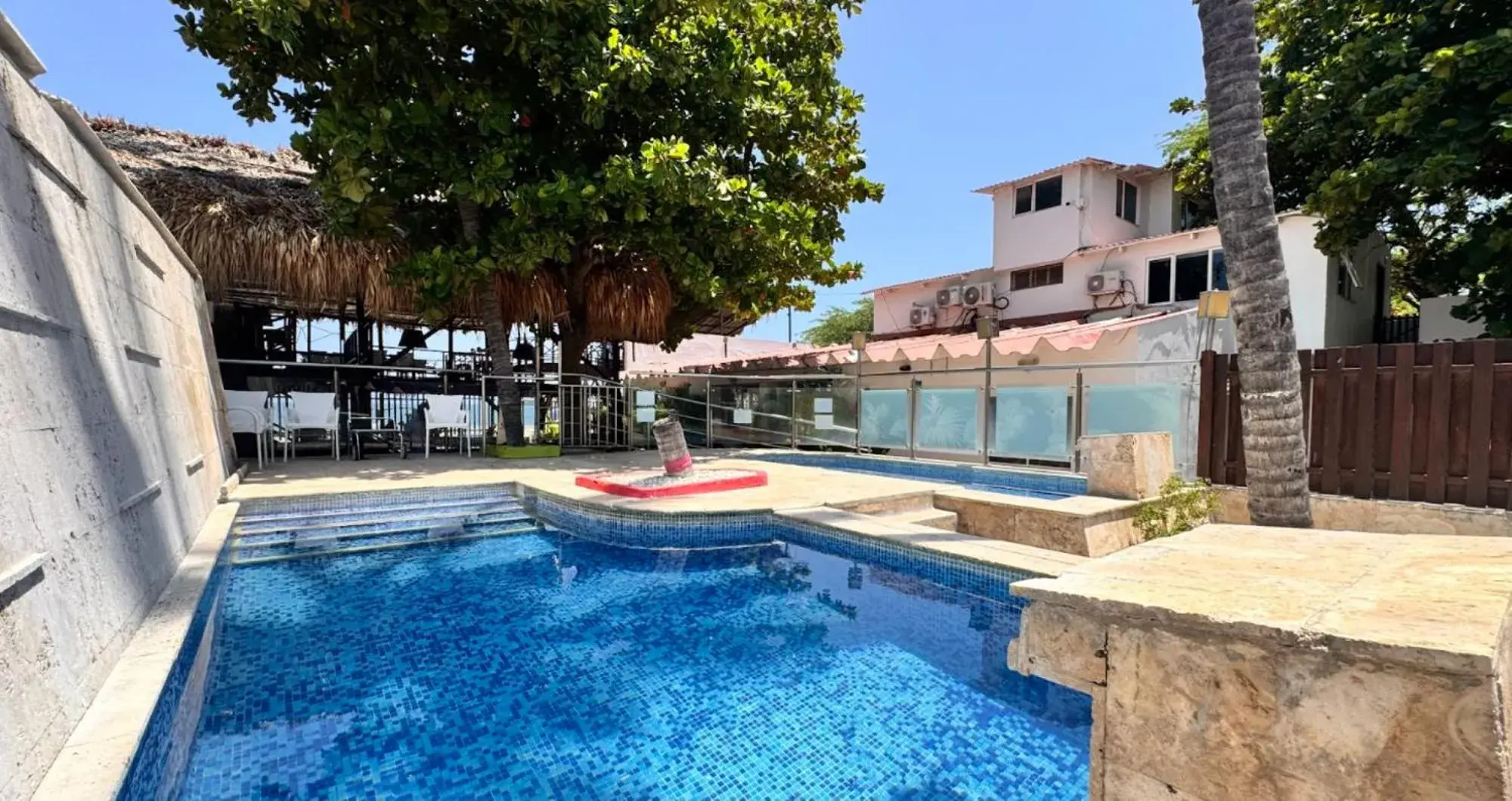 Pool view in TAMA Hotel Santa Marta Pool view in TAMA Hotel Santa Marta