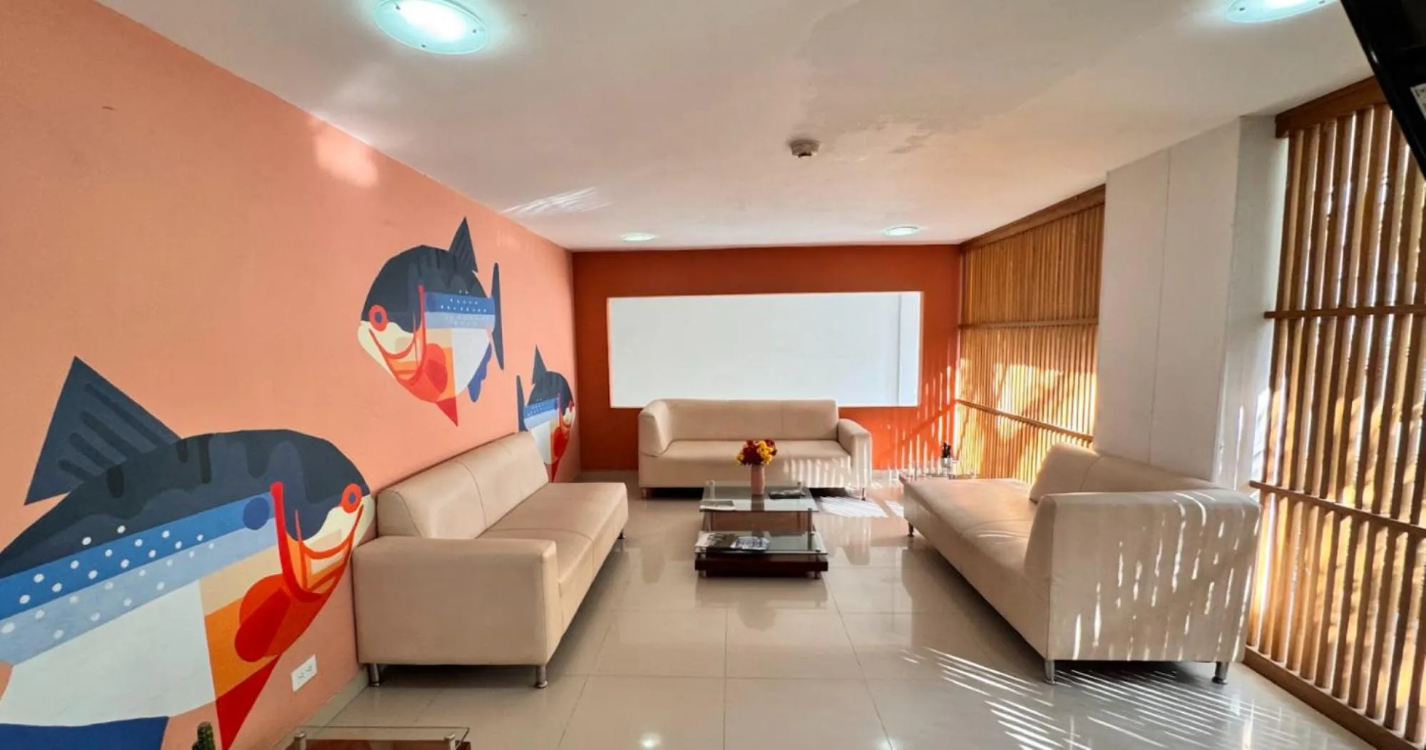 Living room in TAMA Hotel Santa Marta