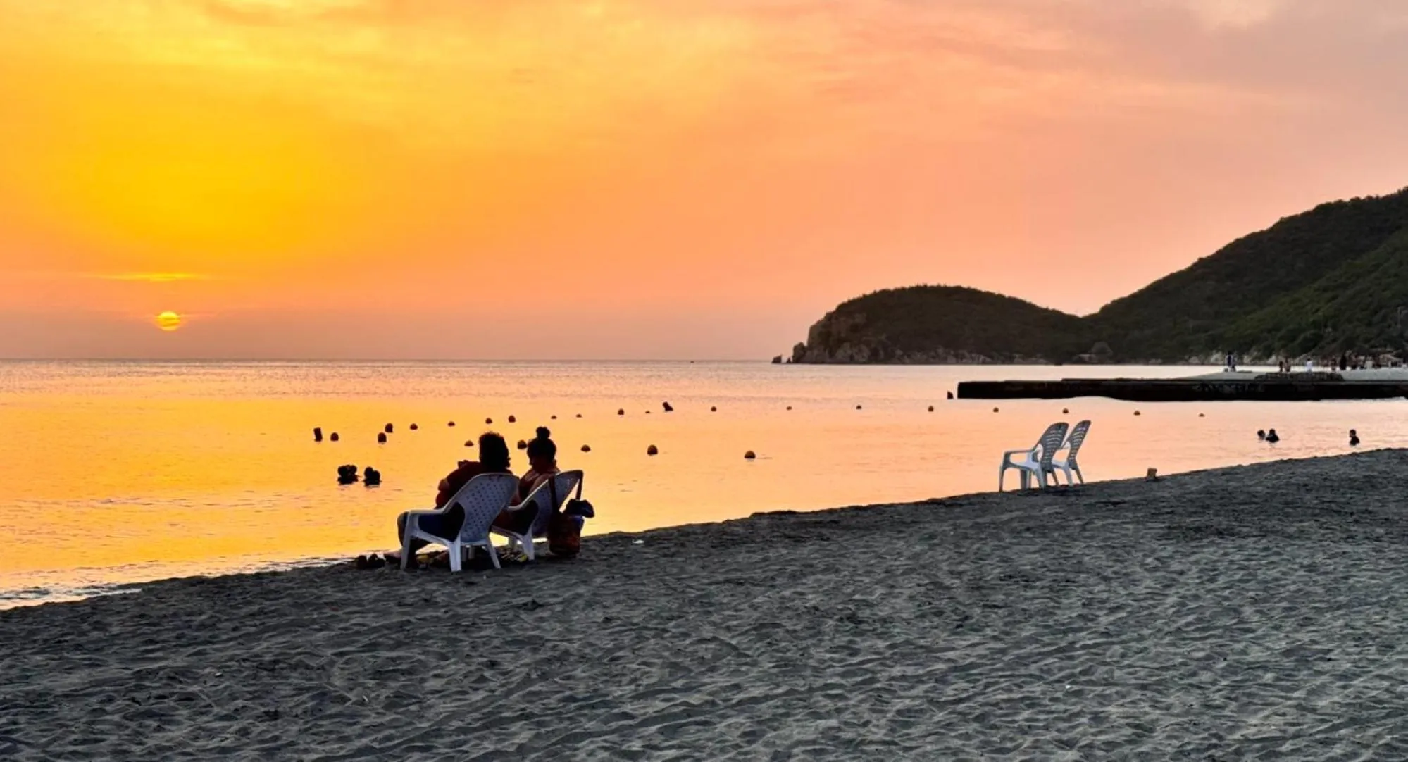 Sunset in TAMA Hotel Santa Marta