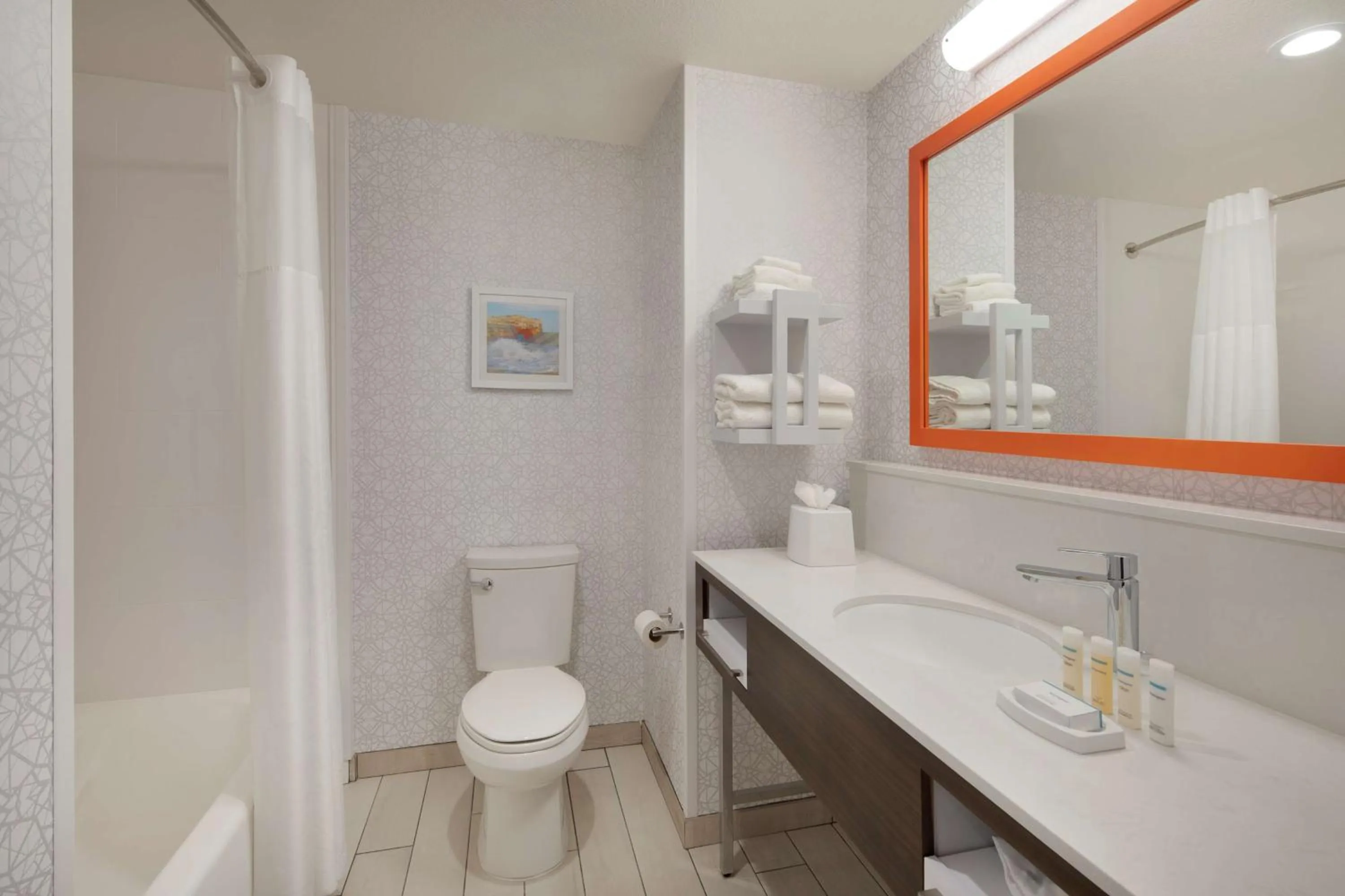 Bathroom in Hampton Inn Santa Cruz West, Ca