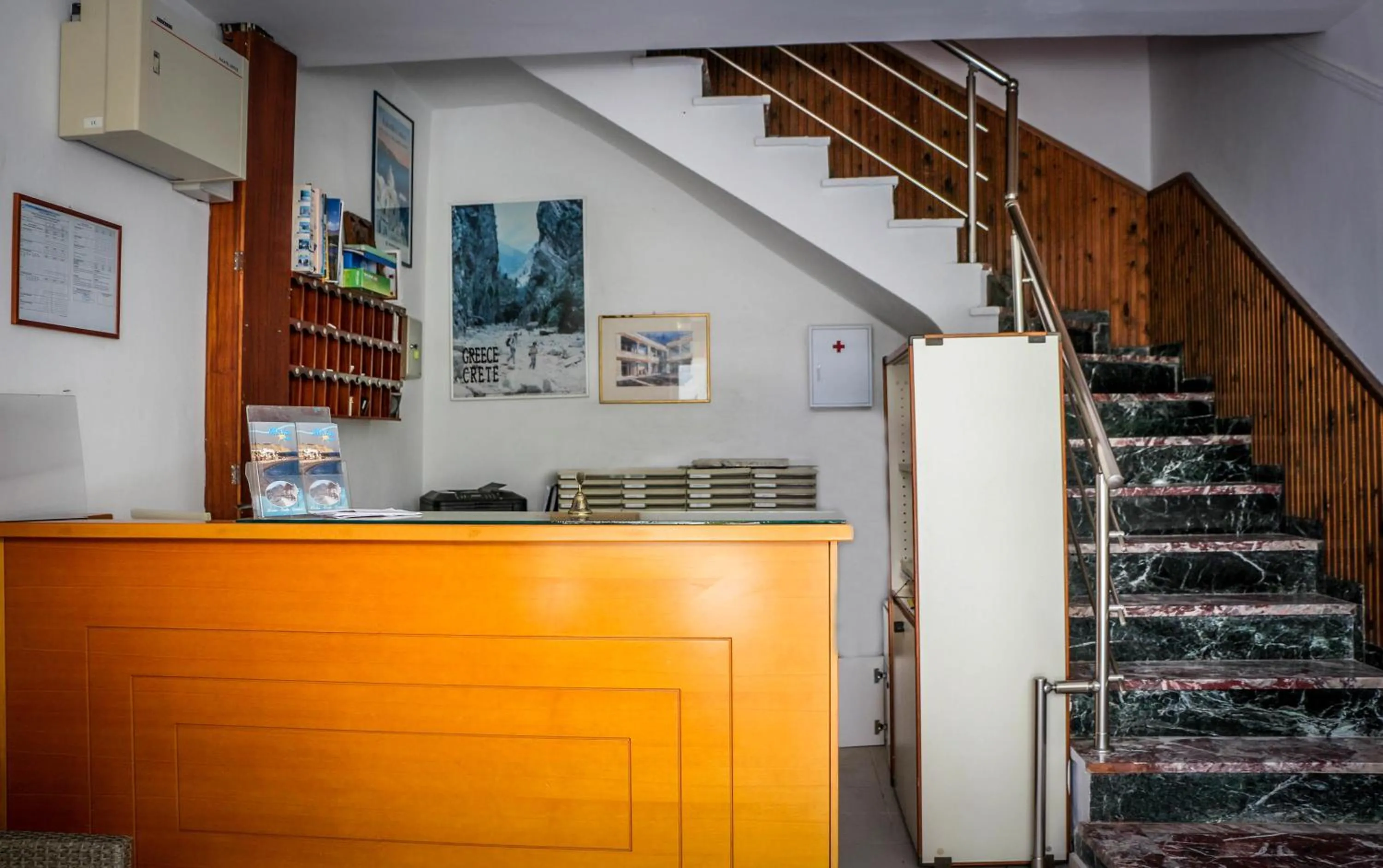 Lobby or reception in Mirtos Hotel