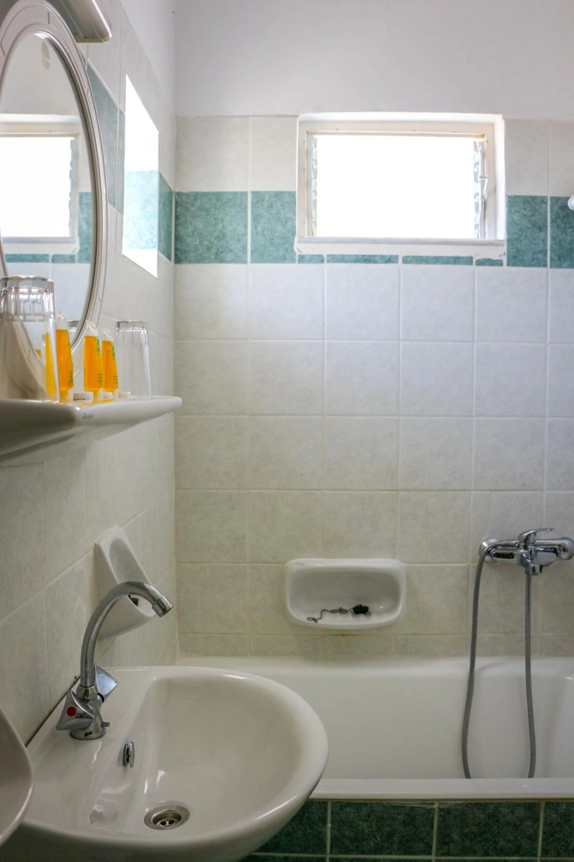 Bathroom in Mirtos Hotel