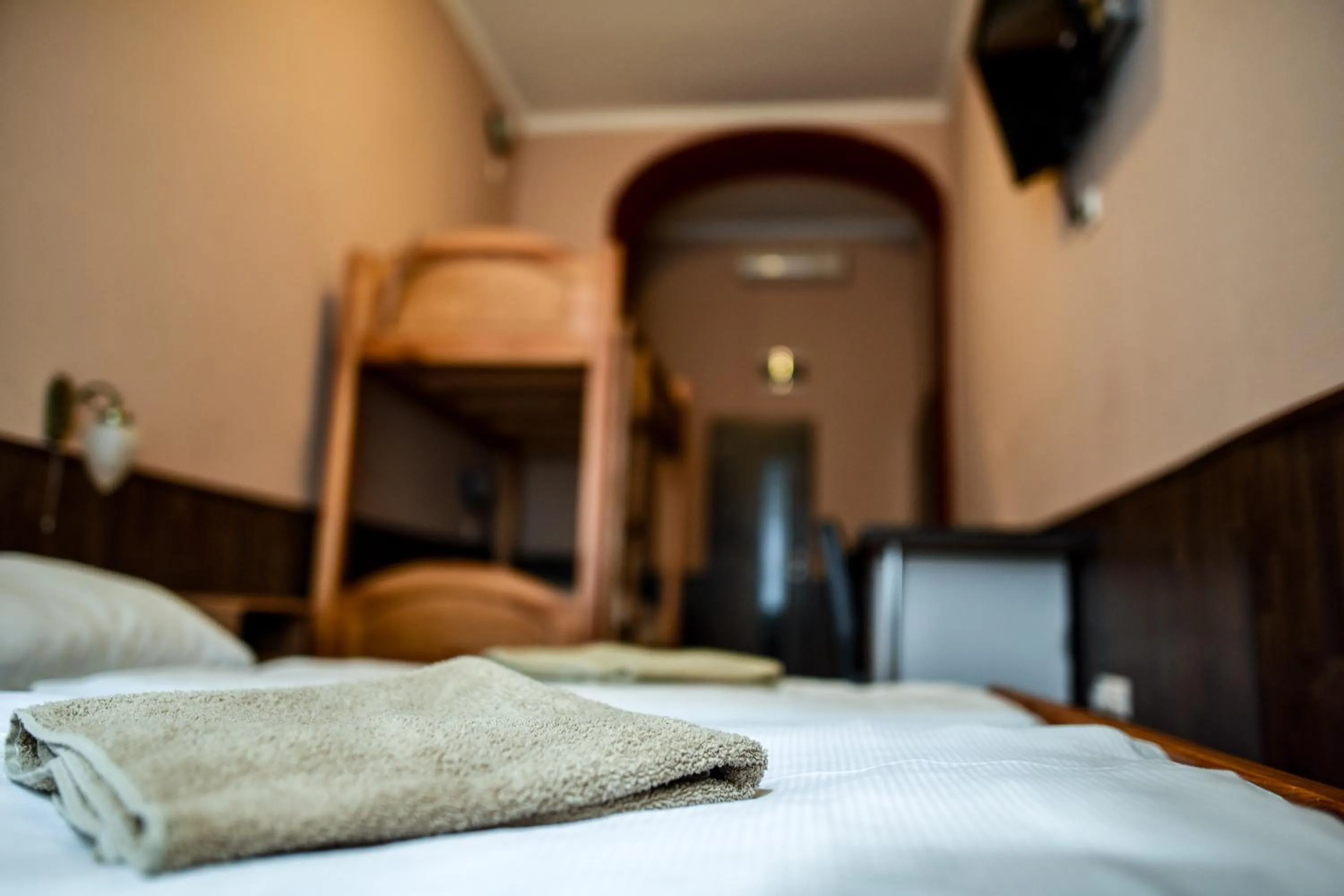 Bed in Corvin Point Rooms and Apartments