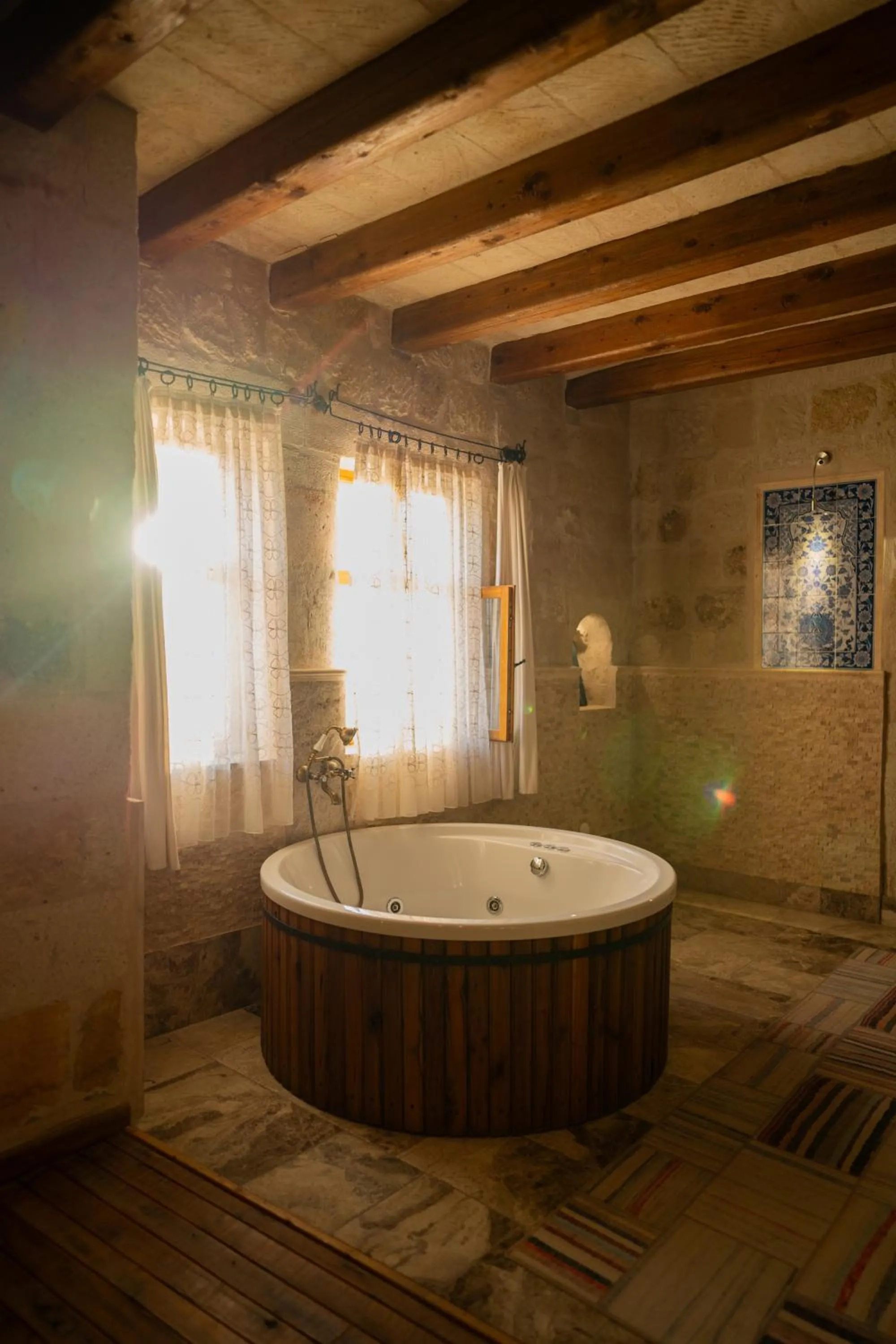 Hot Tub in Seki Cave Hotel