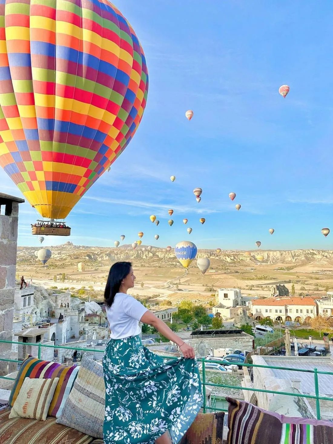 Patio in Seki Cave Hotel