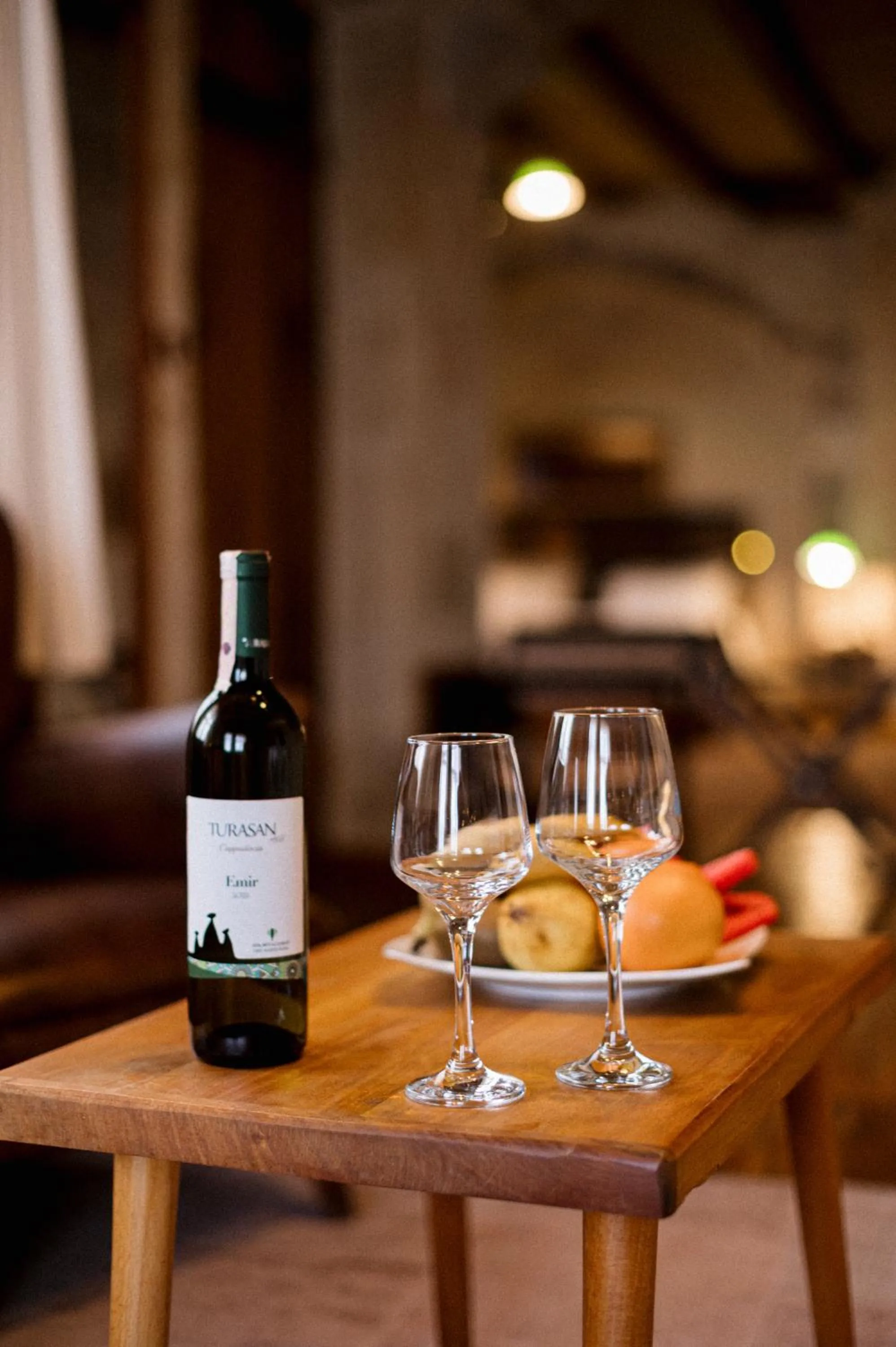 Living room in Seki Cave Hotel