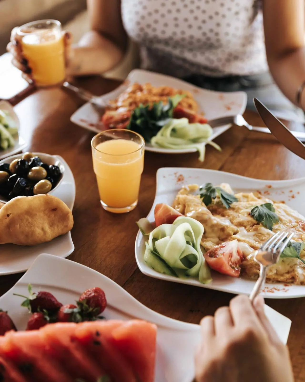 Food close-up in Seki Cave Hotel