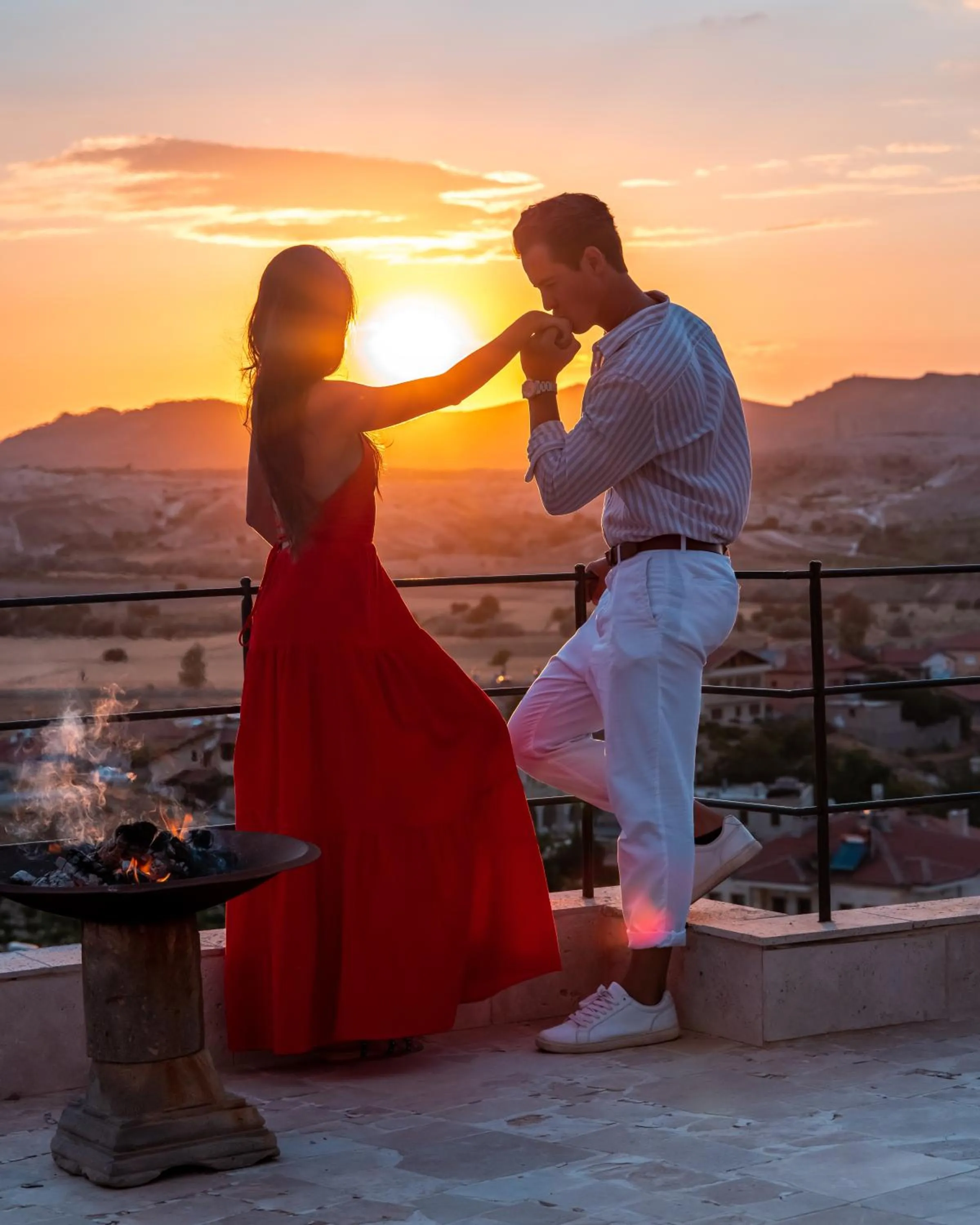 Patio in Seki Cave Hotel