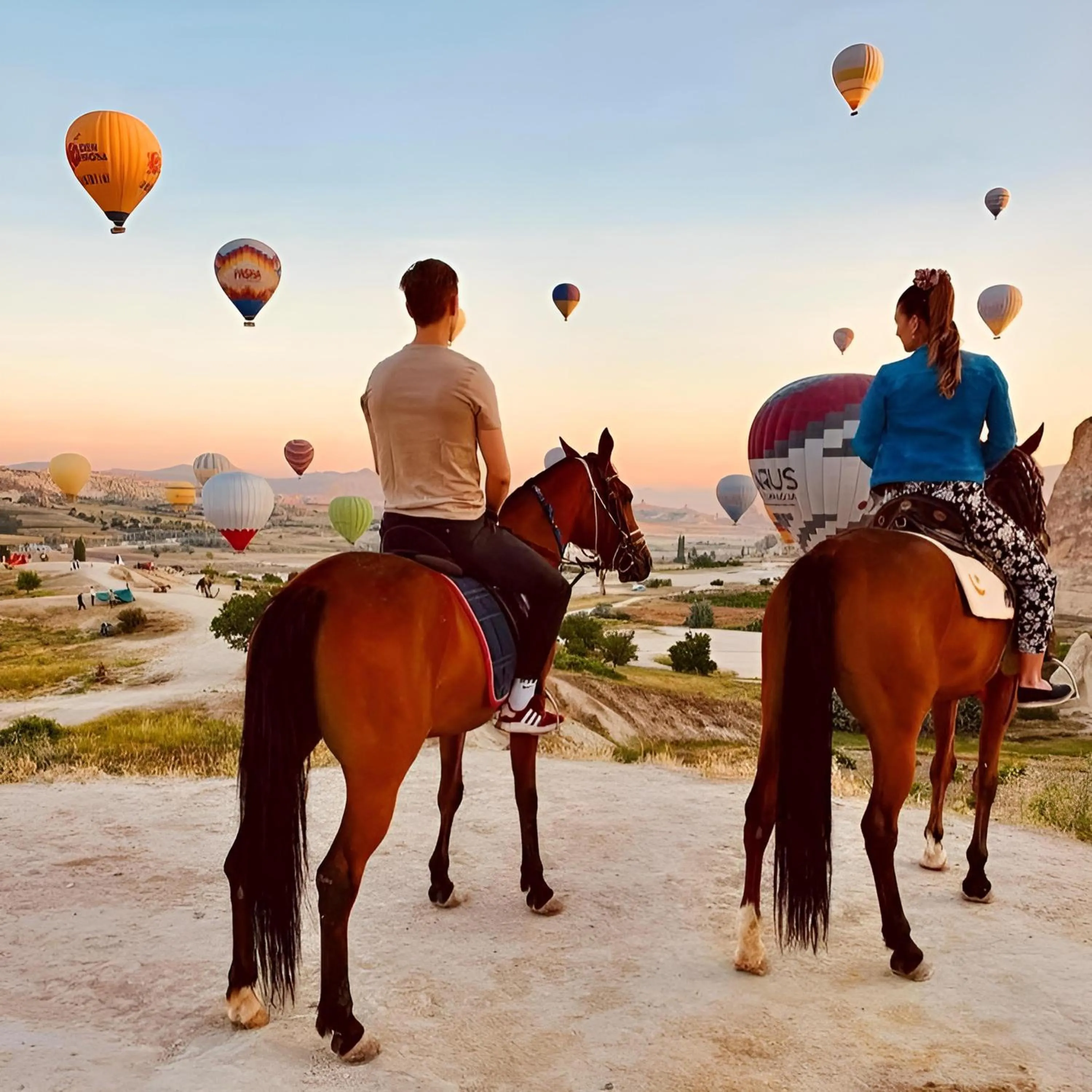Horse-riding in Seki Cave Hotel