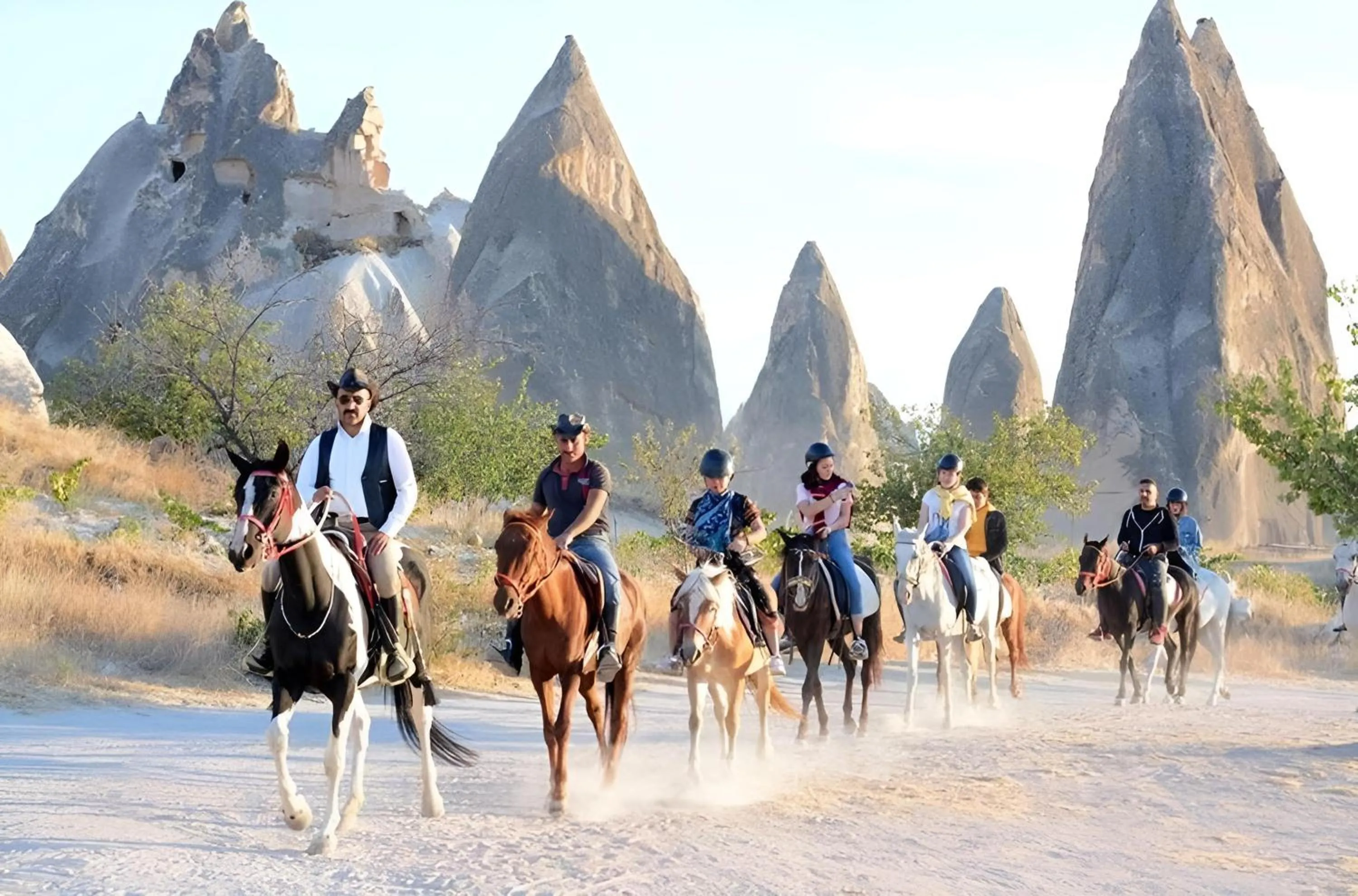 Horse-riding in Seki Cave Hotel