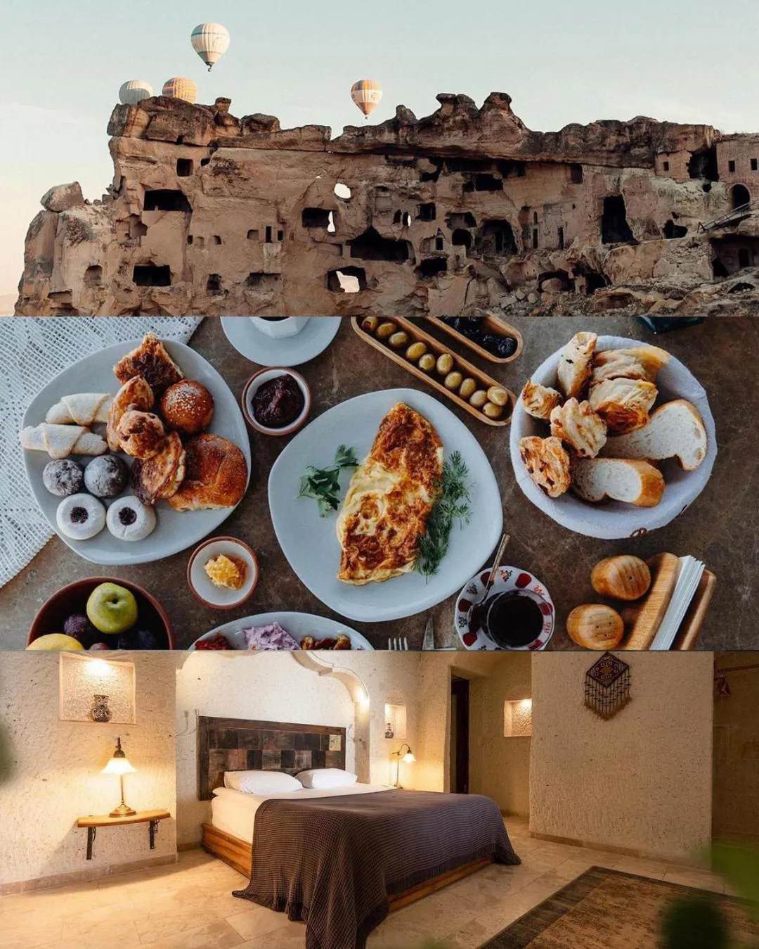 Continental breakfast in Seki Cave Suites