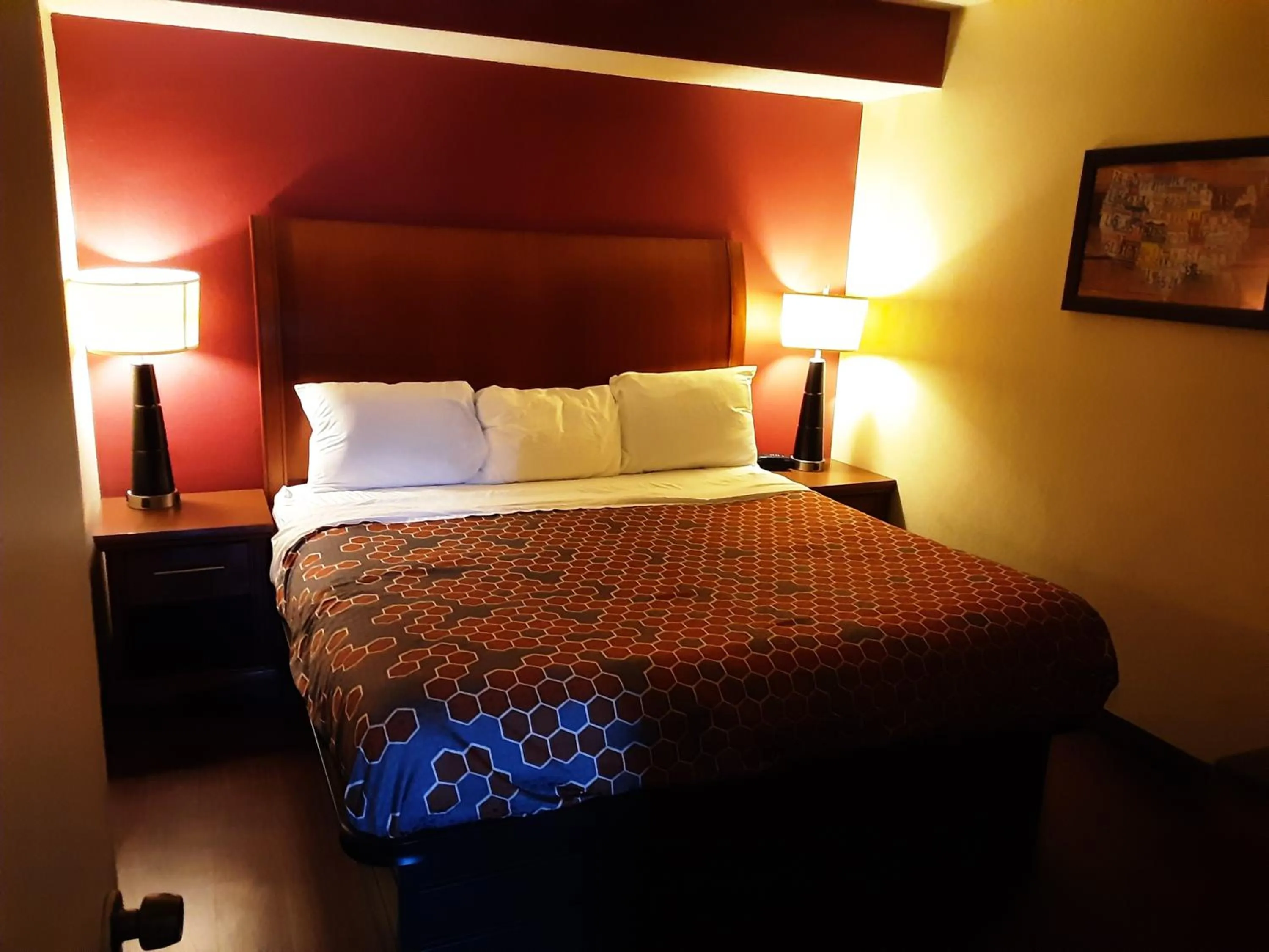 Bed in Econo Lodge Inn & Suites Griffin North