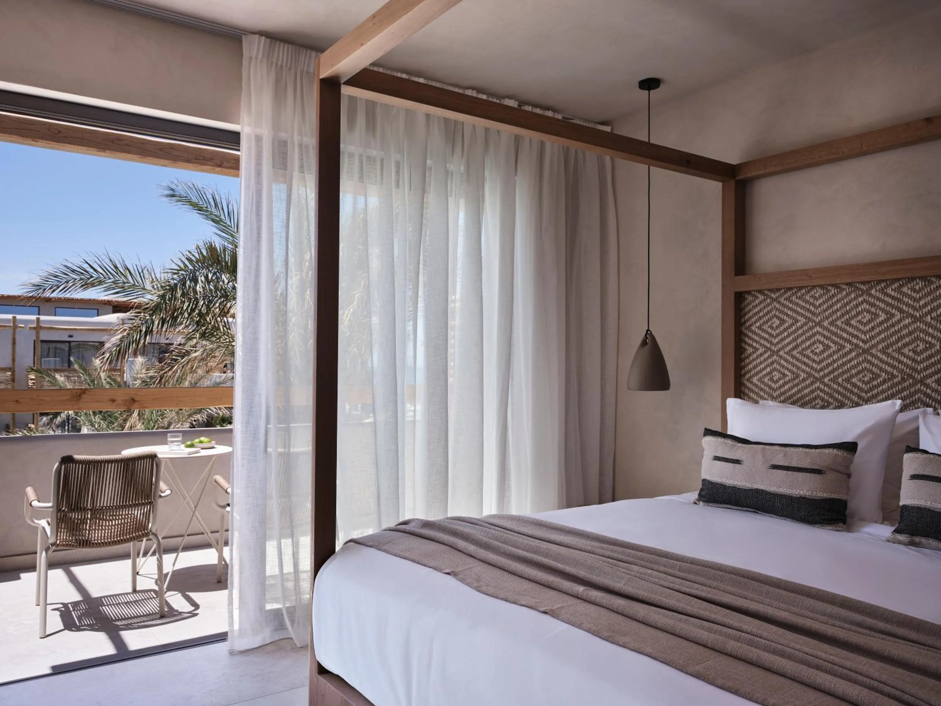 Bed in Stella Blue Seaside Resort