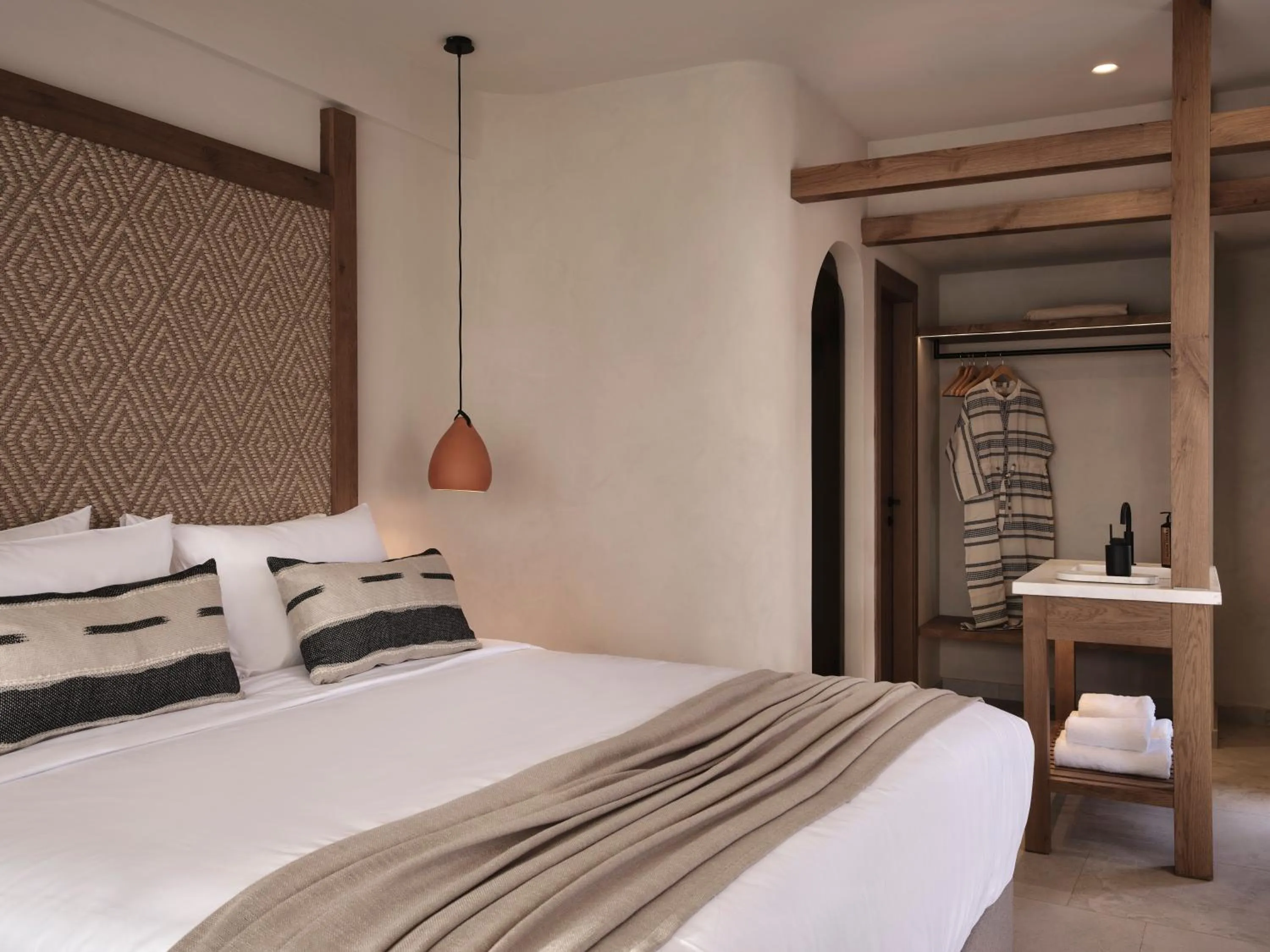 Bed in Stella Blue Seaside Resort