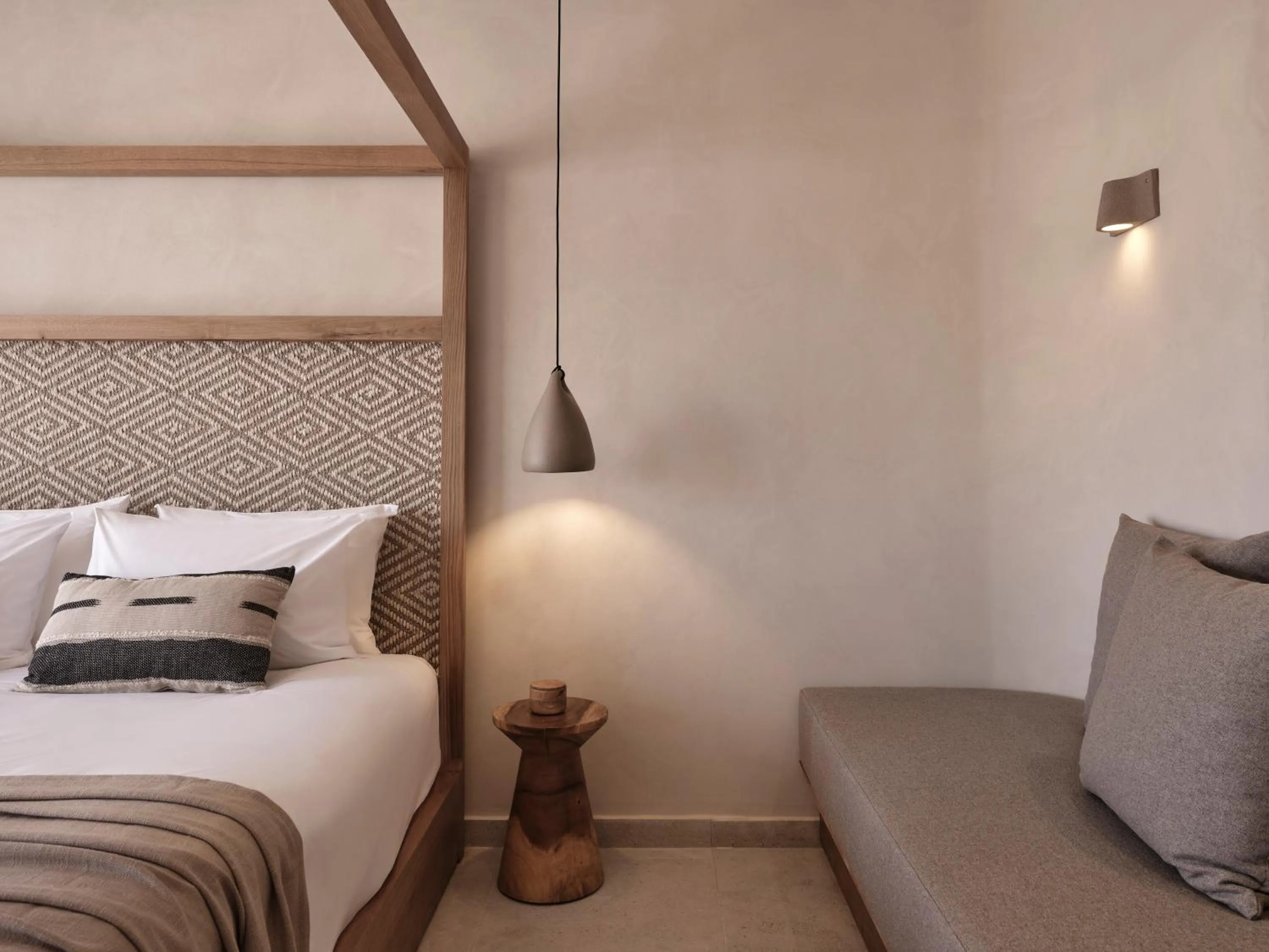 Bed in Stella Blue Seaside Resort