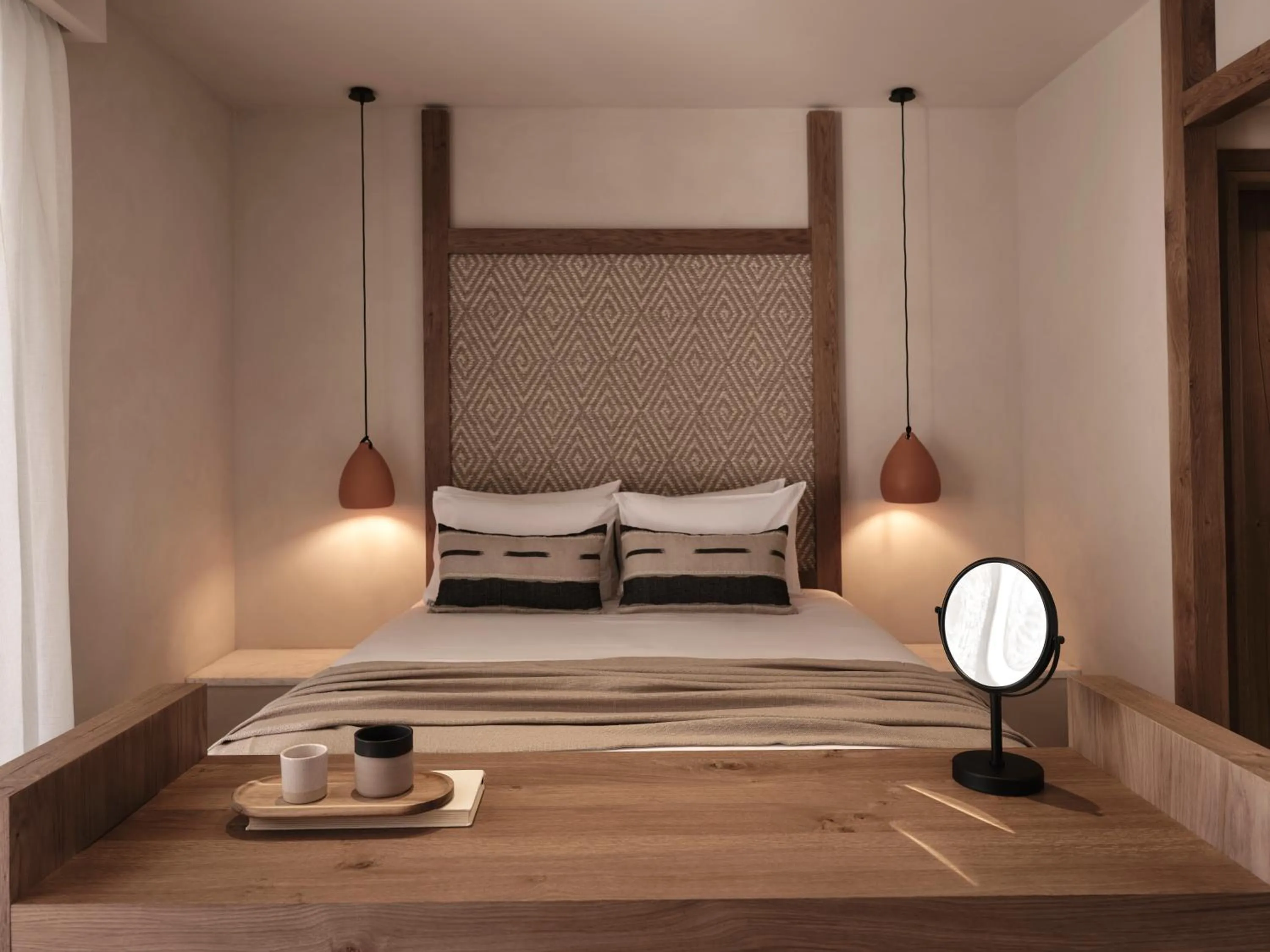 Bed in Stella Blue Seaside Resort