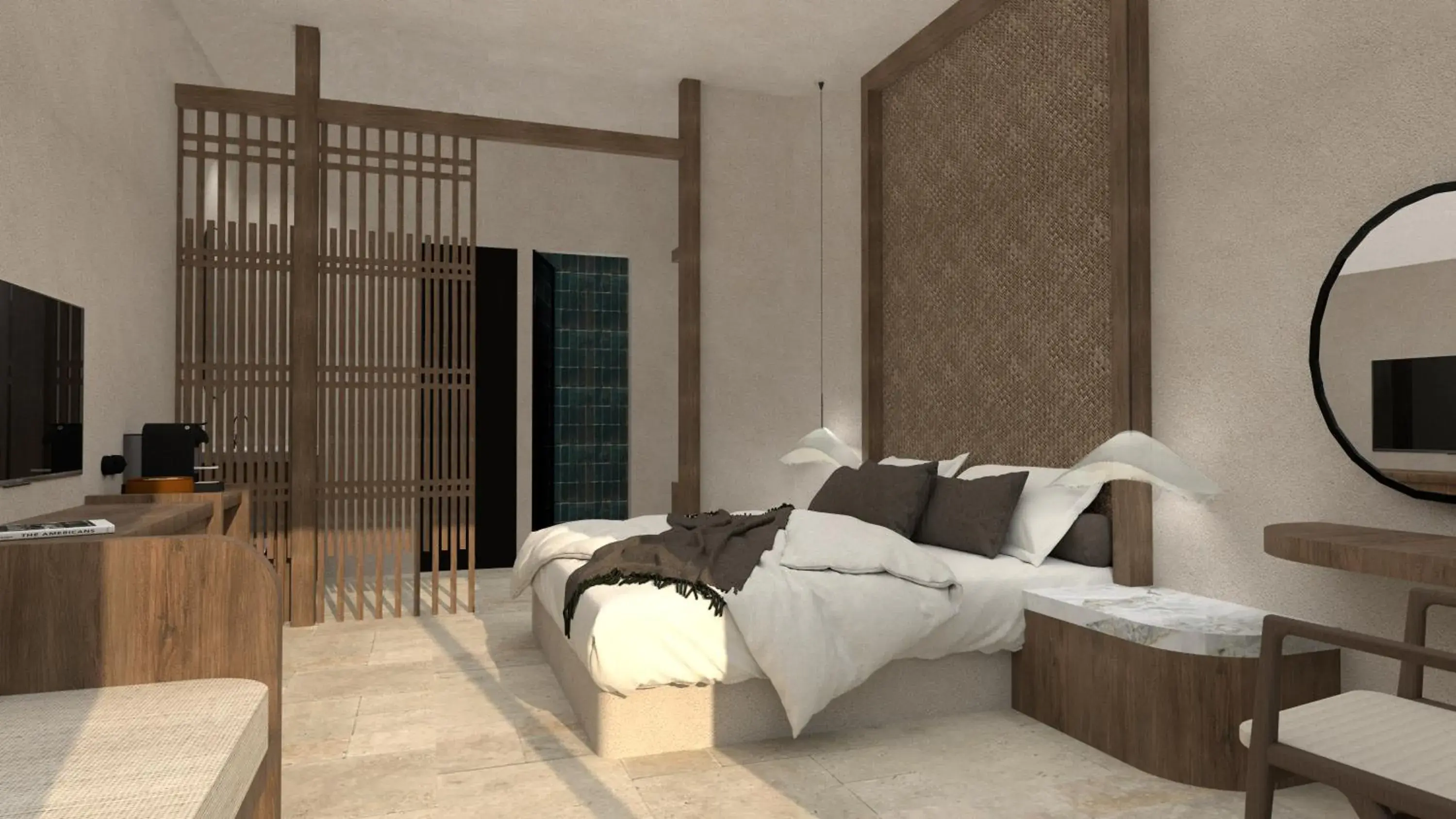 Bed in Stella Blue Seaside Resort Bed in Stella Blue Seaside Resort