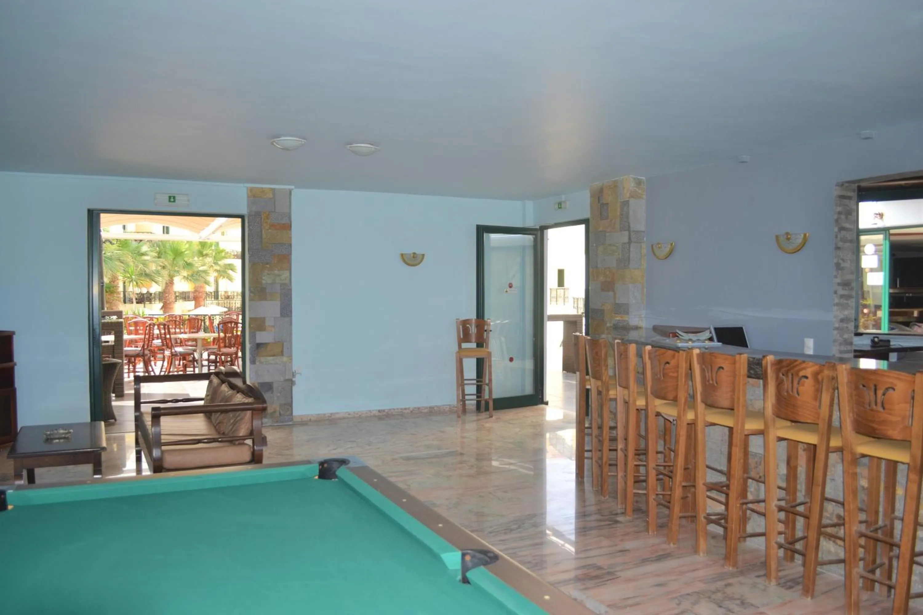 Communal lounge/ TV room in Diogenis Blue Palace