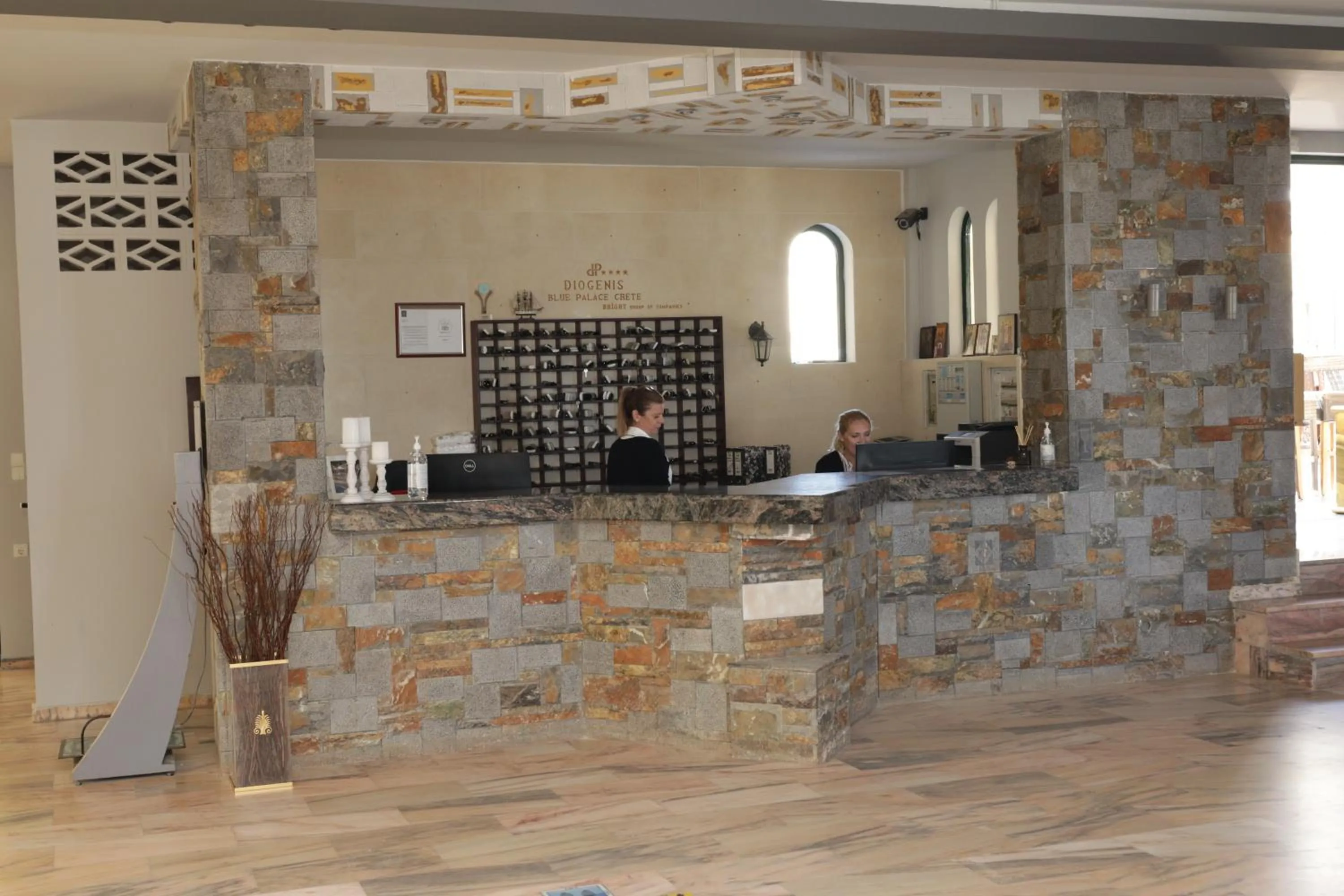 People in Diogenis Blue Palace