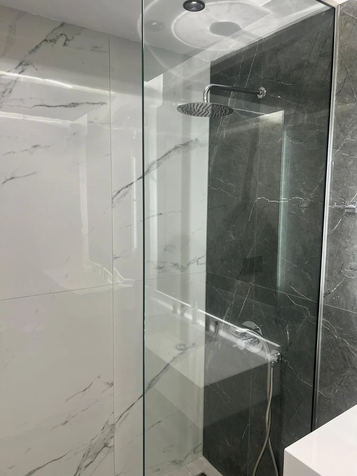 Shower in Diogenis Blue Palace